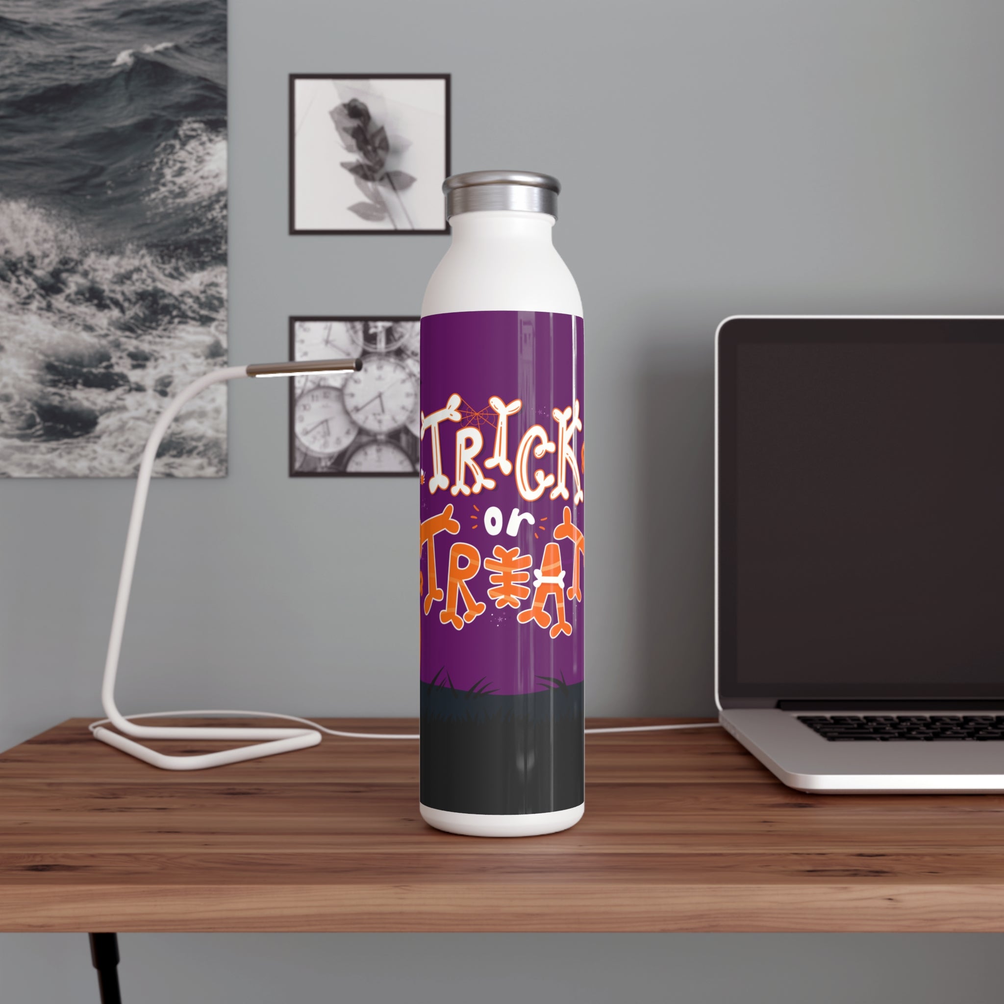 Halloween Trick or Treat |  Slim Water Bottle