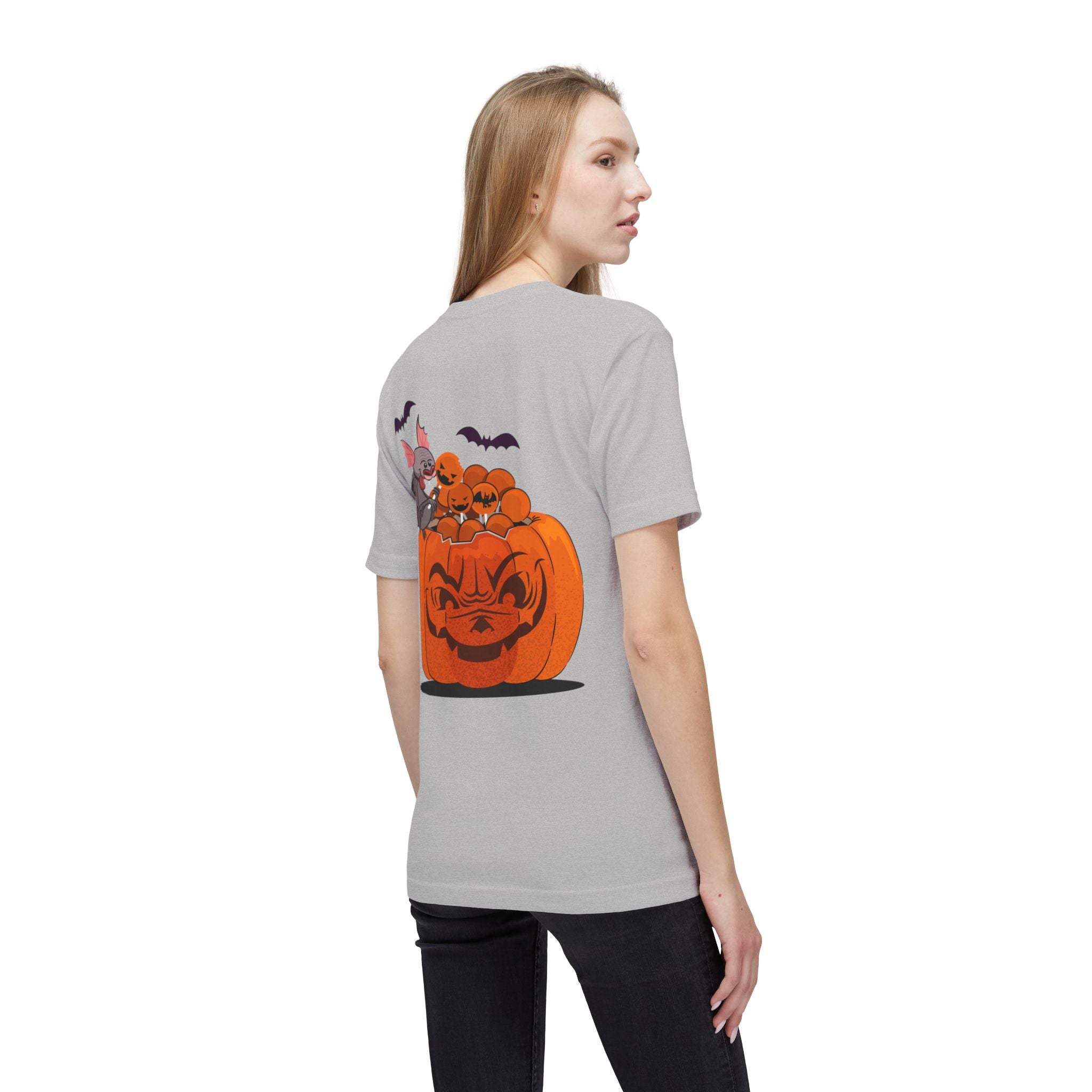 Halloween Trick or Treat | Unisex Midweight T-shirt, Made in US