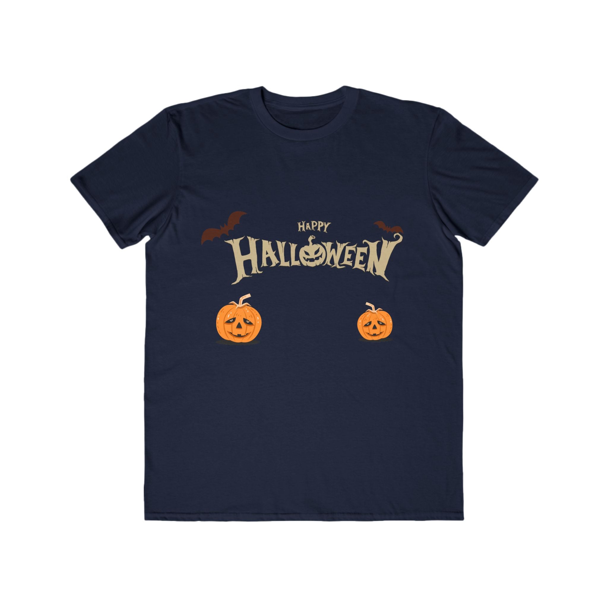 Halloween with Pumpkins | Men's Lightweight Fashion Tee