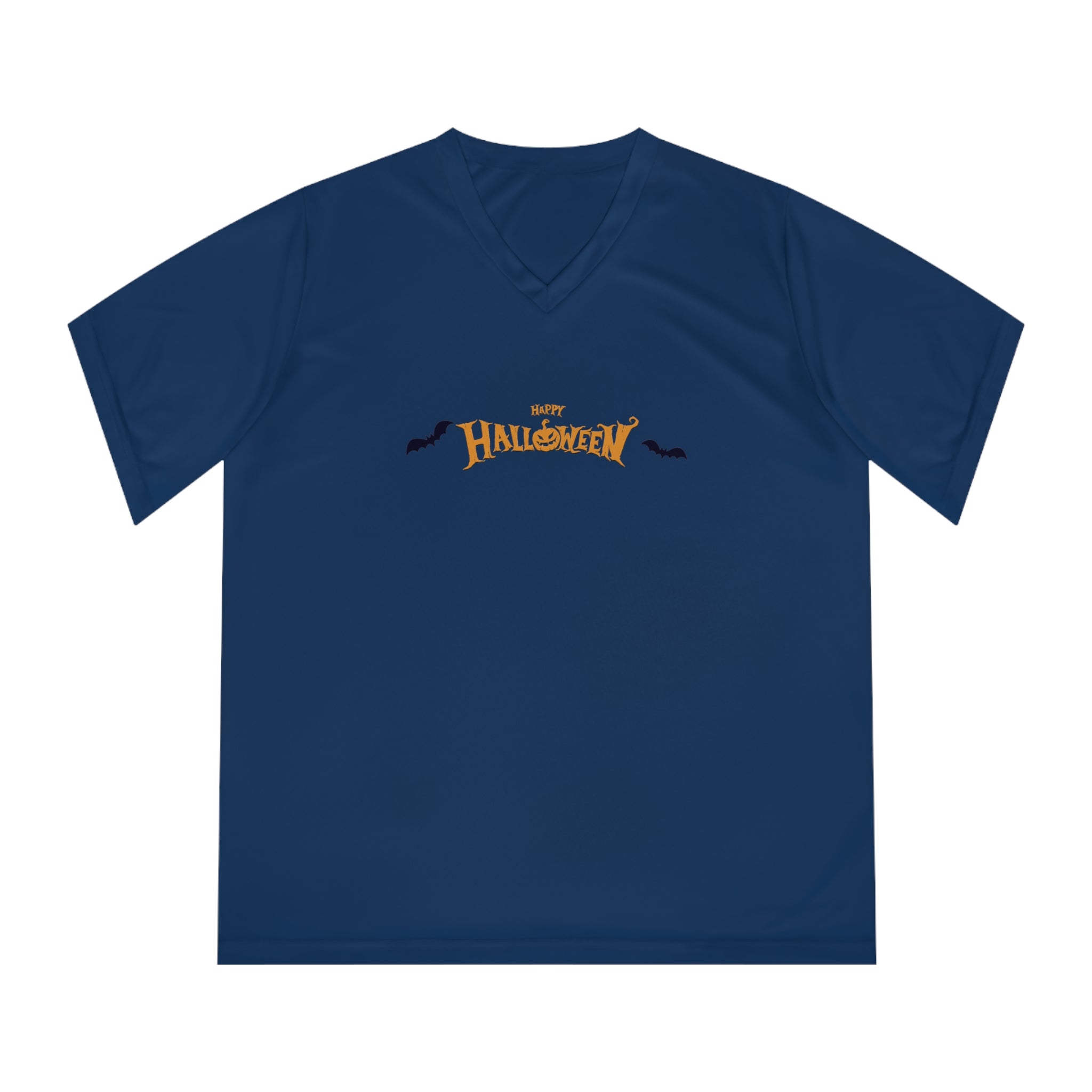 Halloween with Bats | Women's Performance V-Neck T-Shirt