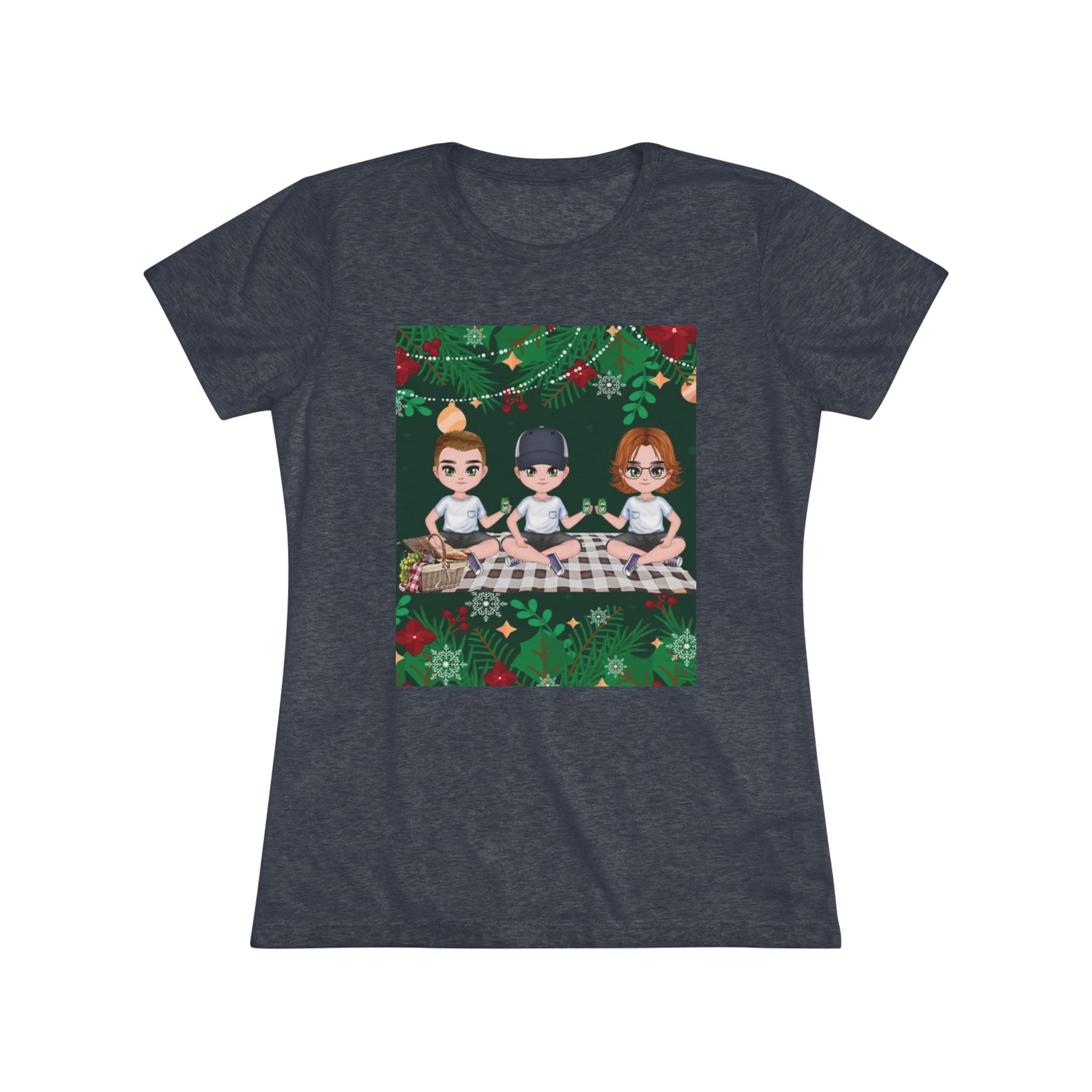 HAPPY CHRISTMAS DAY Women's Triblend Tee