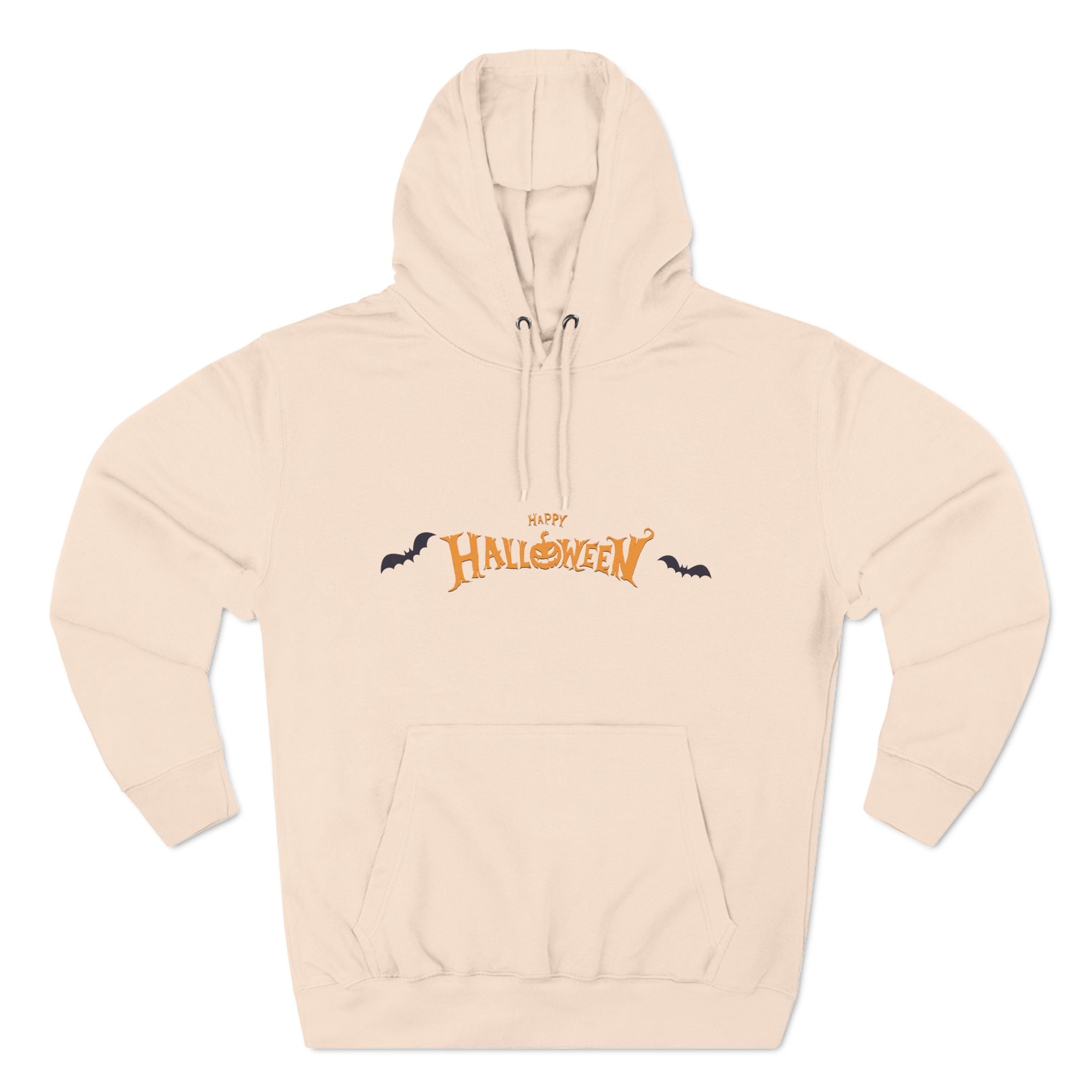 Halloween with Bats | Three-Panel Fleece Hoodie