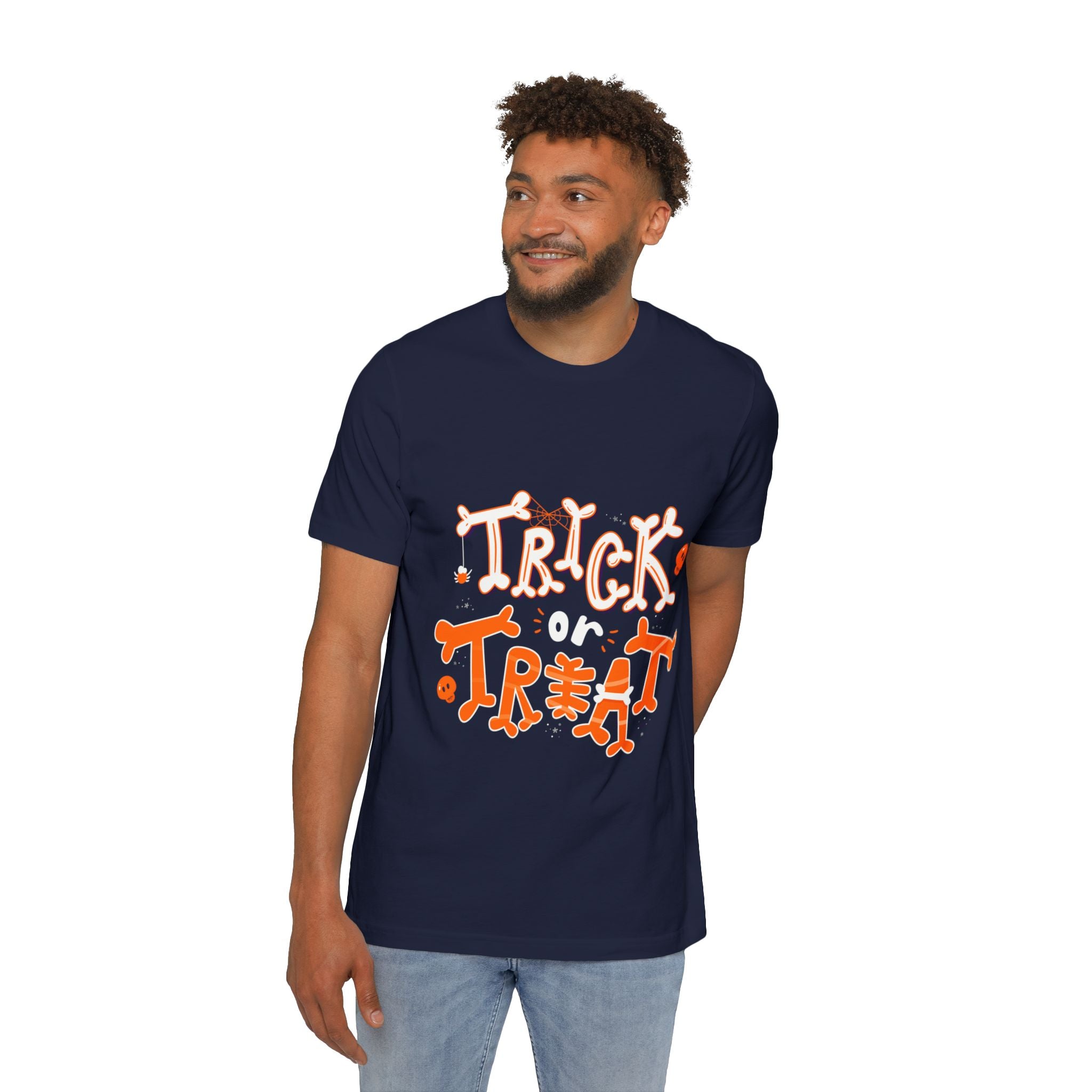 Halloween Trick or Treat | USA-Made Unisex Short-Sleeve Jersey T-Shirt