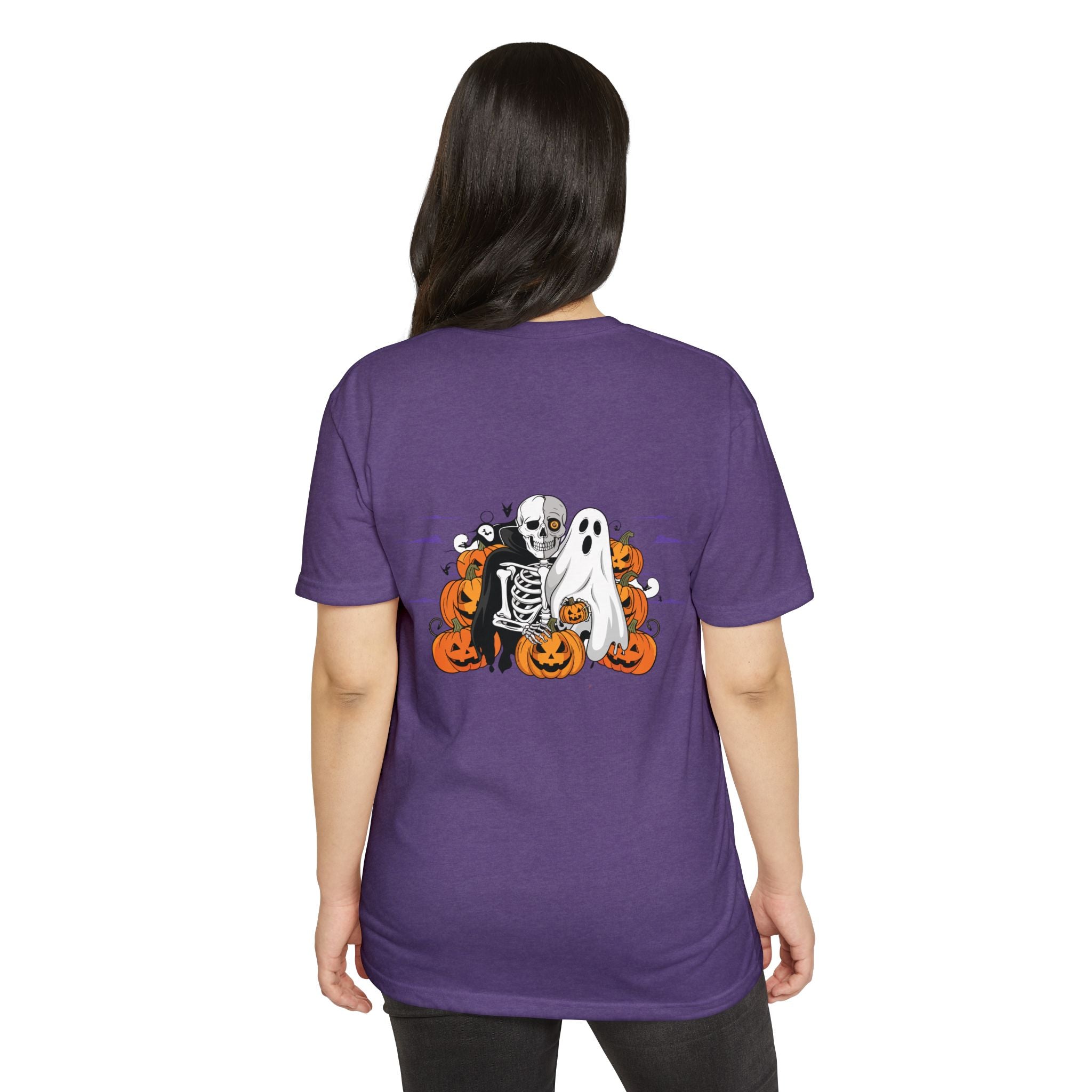 Halloween with Bats | Unisex CVC Jersey T-shirt