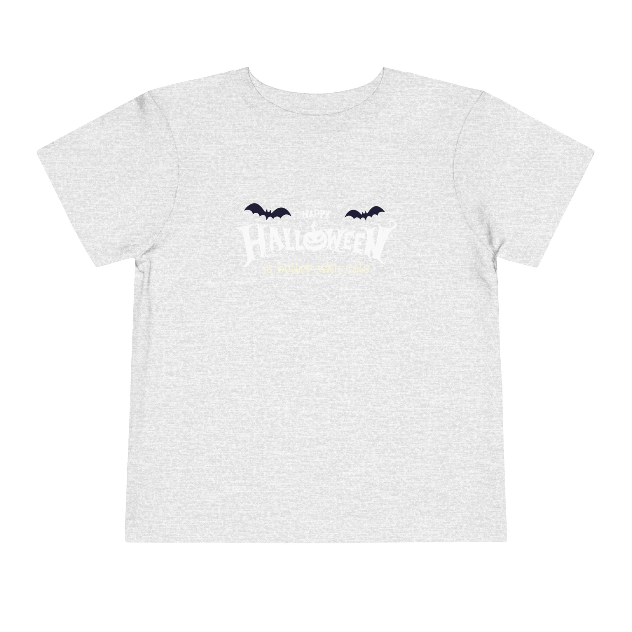 Halloween with Witch's Cats | Toddler Short Sleeve Tee
