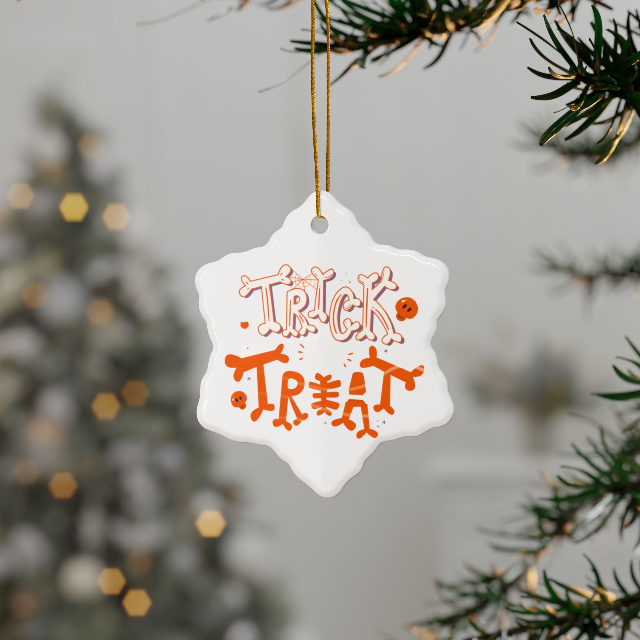 Halloween Trick or Treat | Ceramic Ornaments