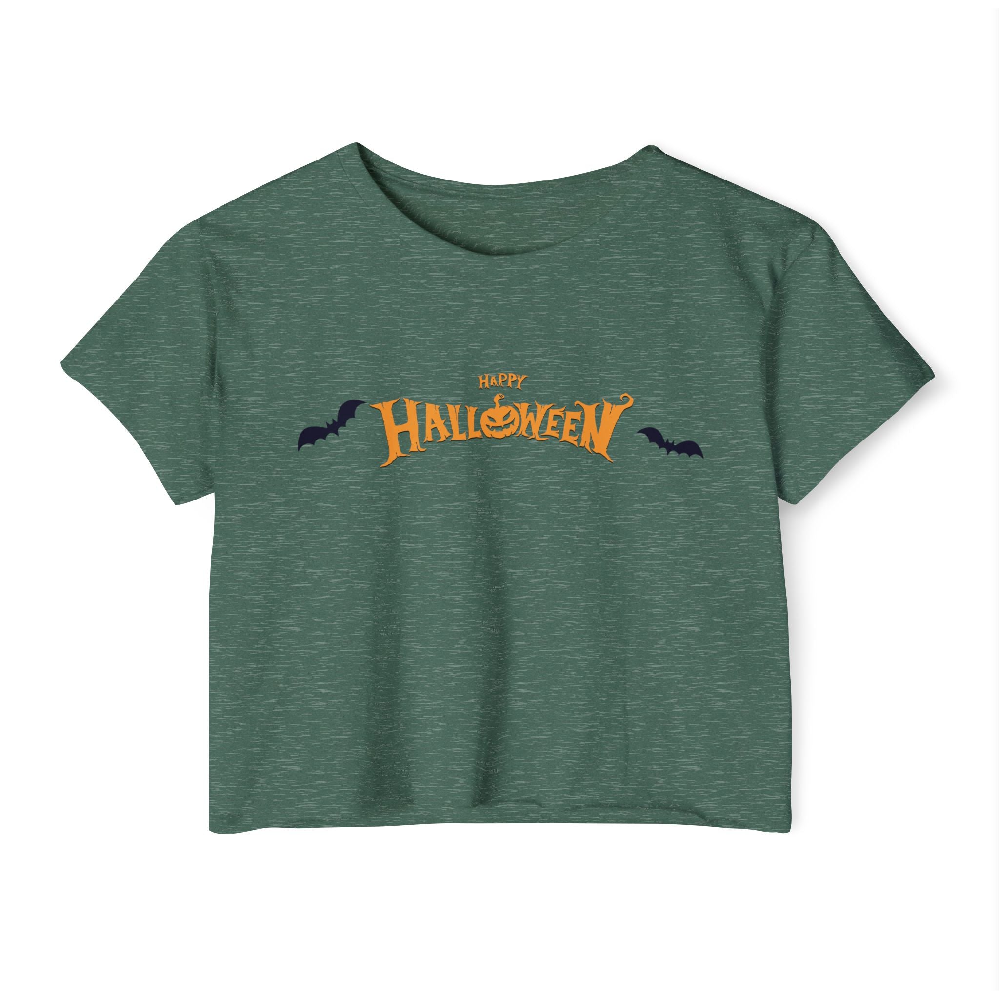 Halloween with Bats | Women's Festival Crop Top