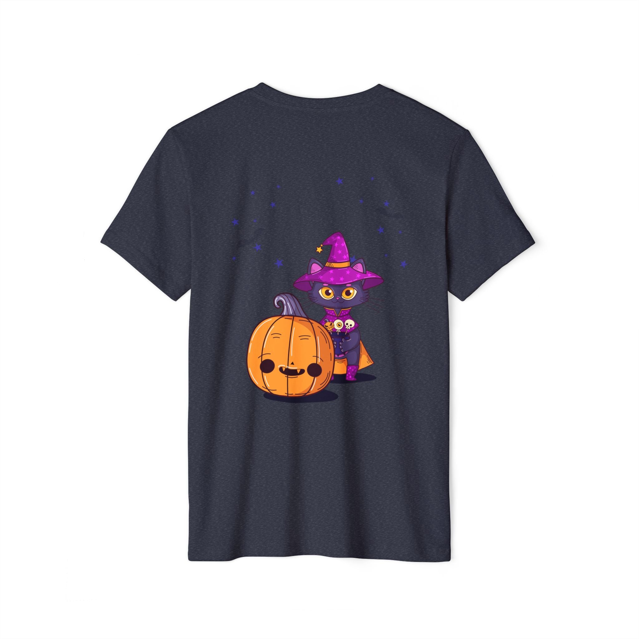 Halloween with Witch's Cats | Unisex Recycled Organic T-Shirt