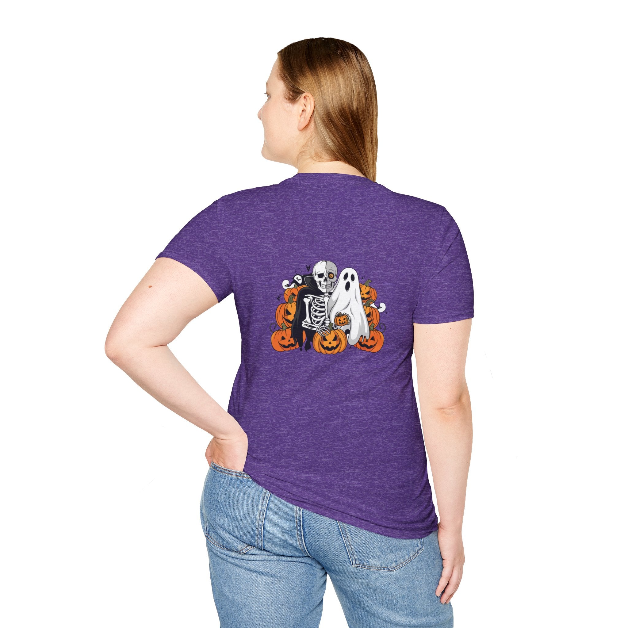 Halloween with Bats | Unisex Softstyle T-Shirt