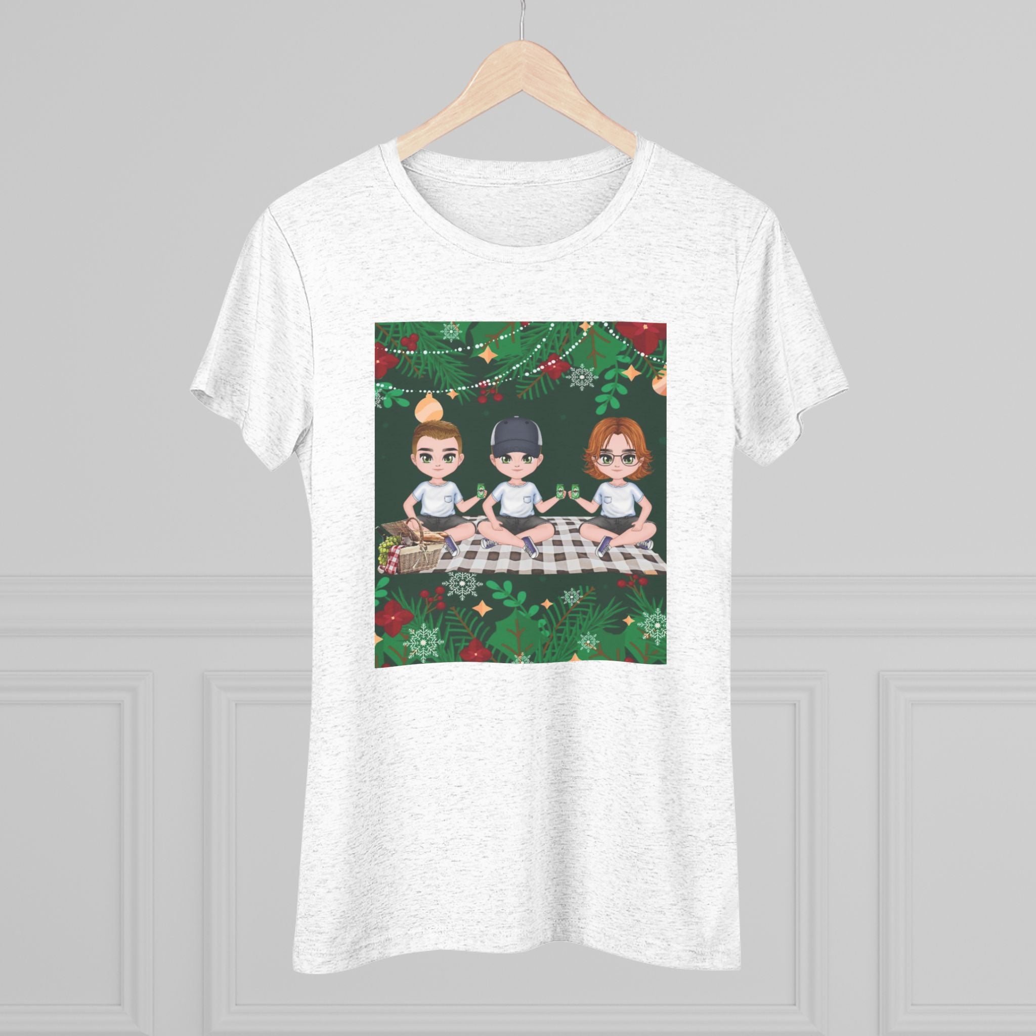 HAPPY CHRISTMAS DAY Women's Triblend Tee