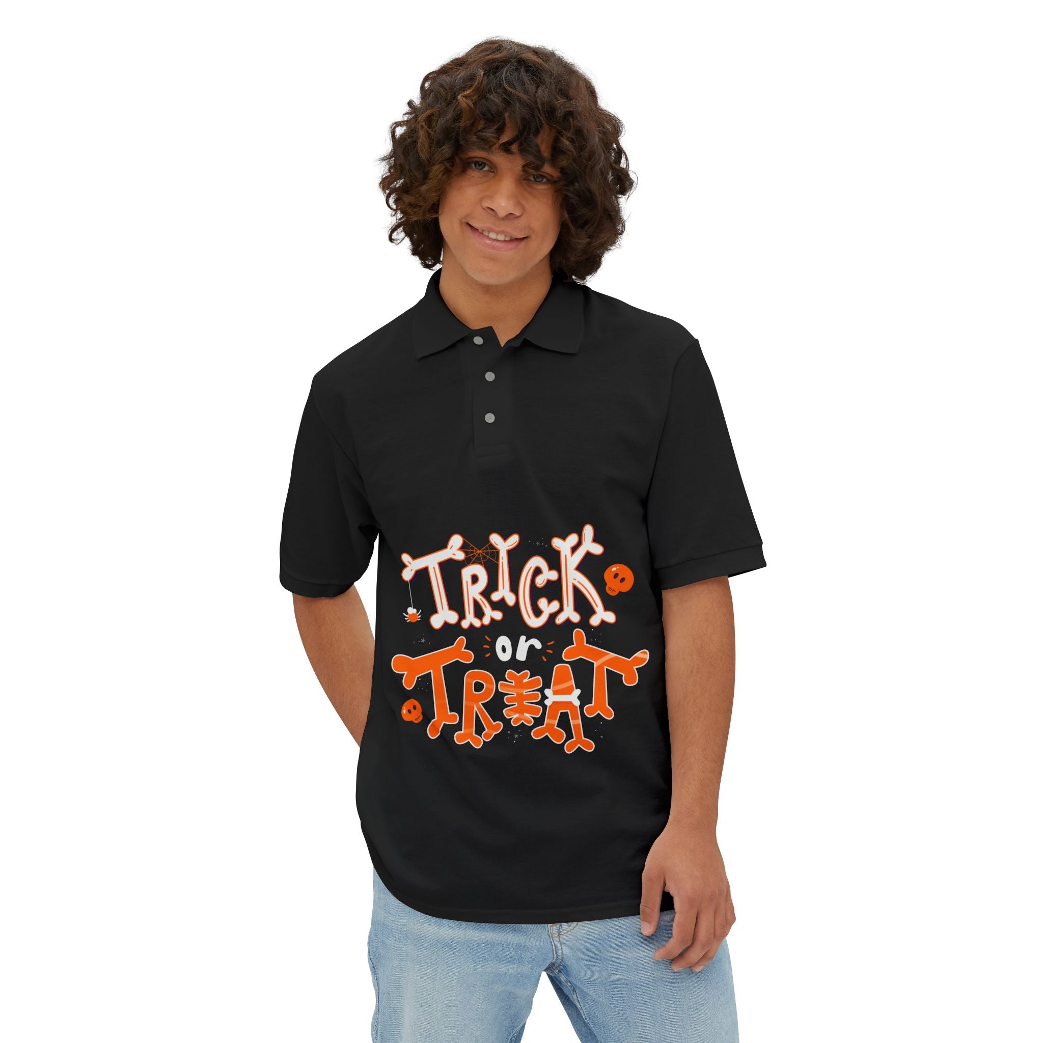 Halloween Trick or Treat | Men's Piqué Polo