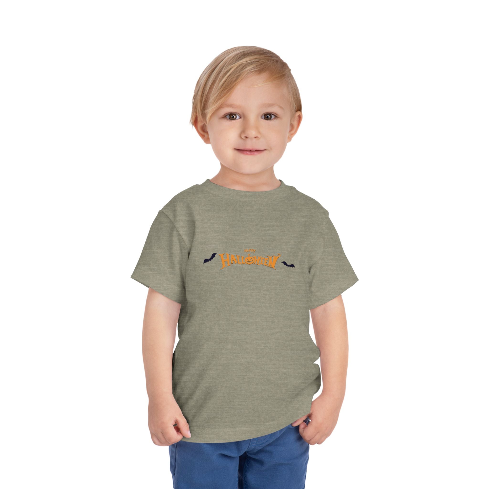 Halloween with Bats | Toddler Short Sleeve Tee