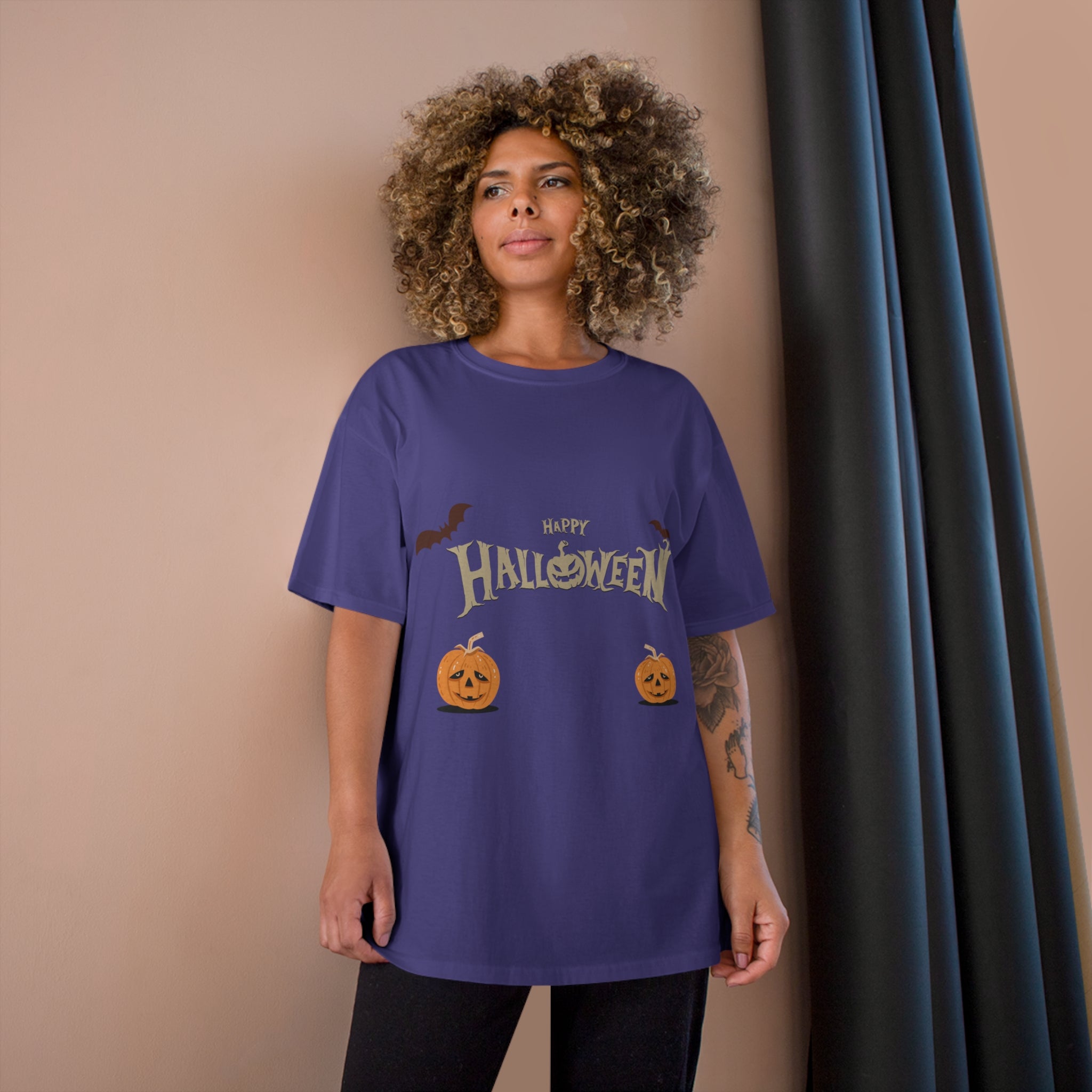 Halloween with Pumpkins | Champion T-Shirt