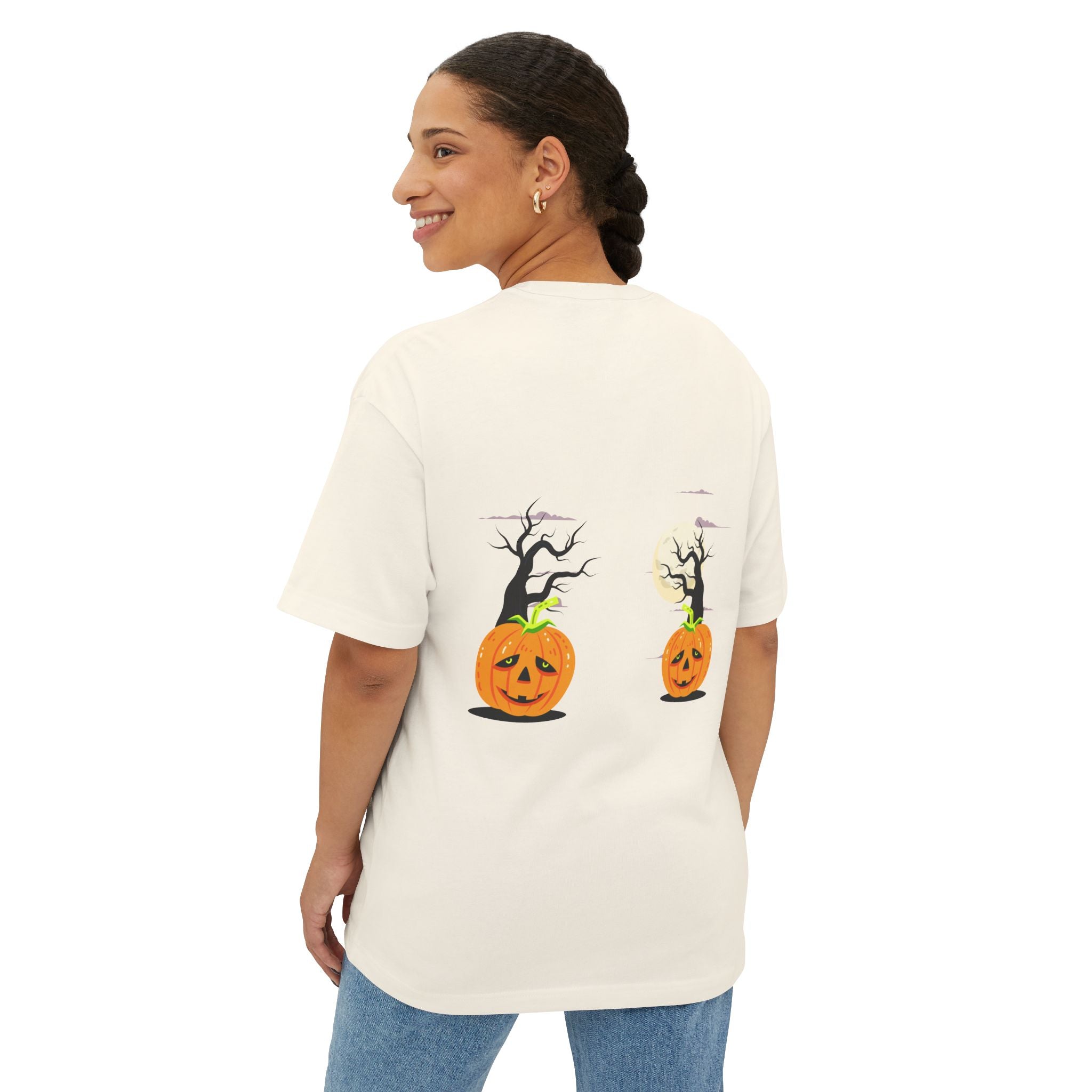 Halloween is Better with Cats | Unisex Oversized Boxy Tee