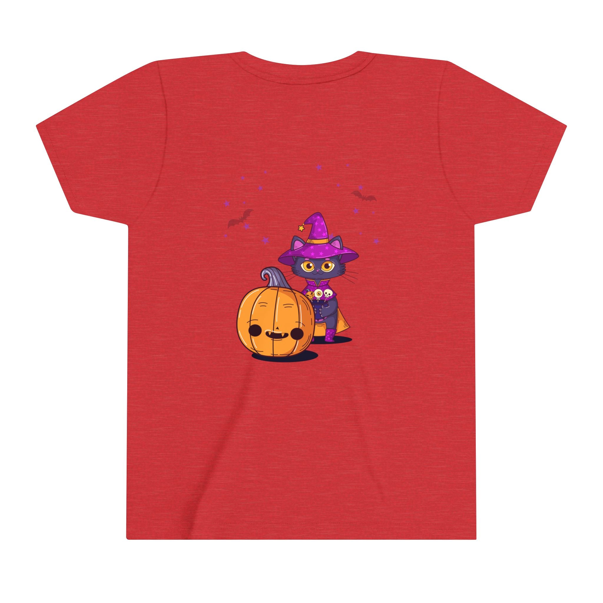 Halloween with Witch's Cats | Youth Short Sleeve Tee