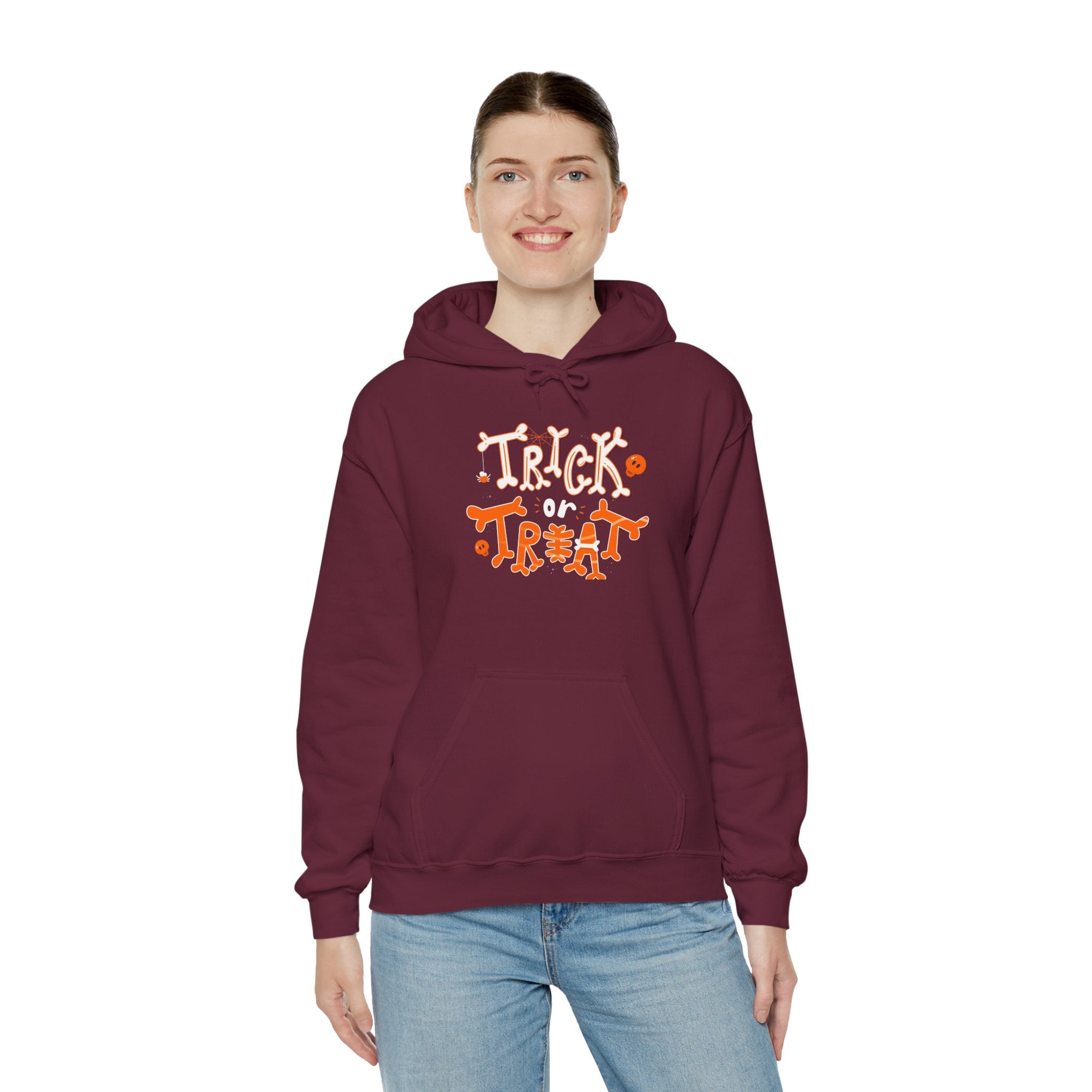 Halloween Trick or Treat  | Unisex Heavy Blend Hooded Sweatshirt