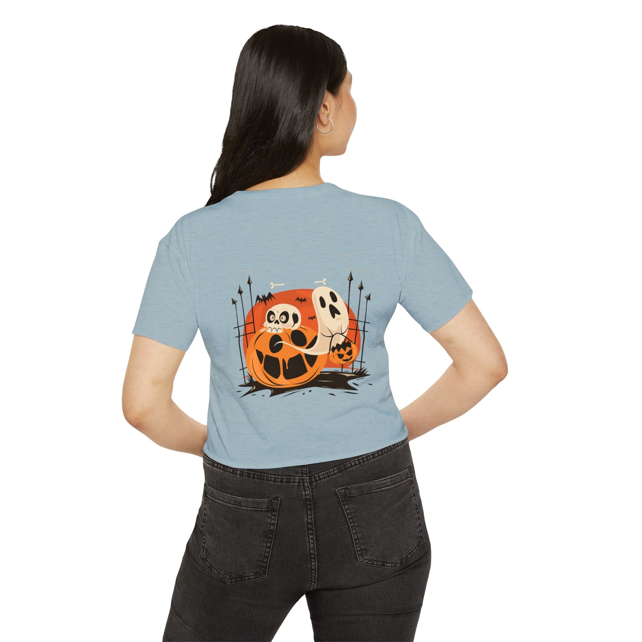 Halloween with Pumpkins | Women's Festival Crop Top