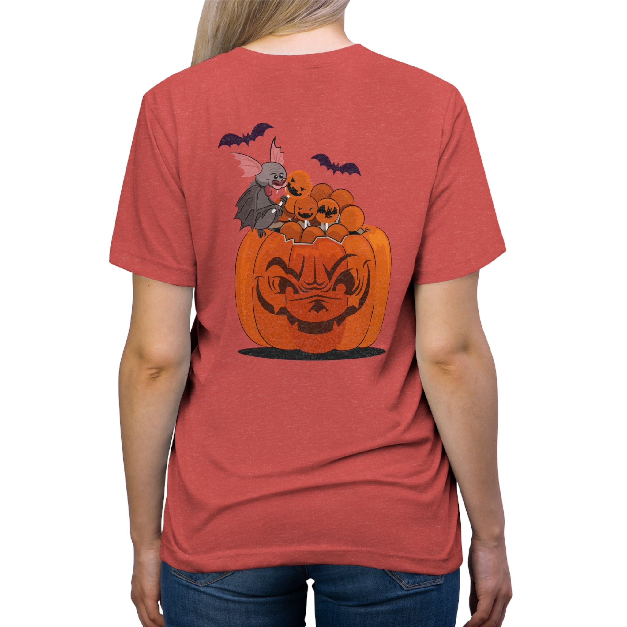 Halloween Trick or Treat | Unisex Triblend Tee