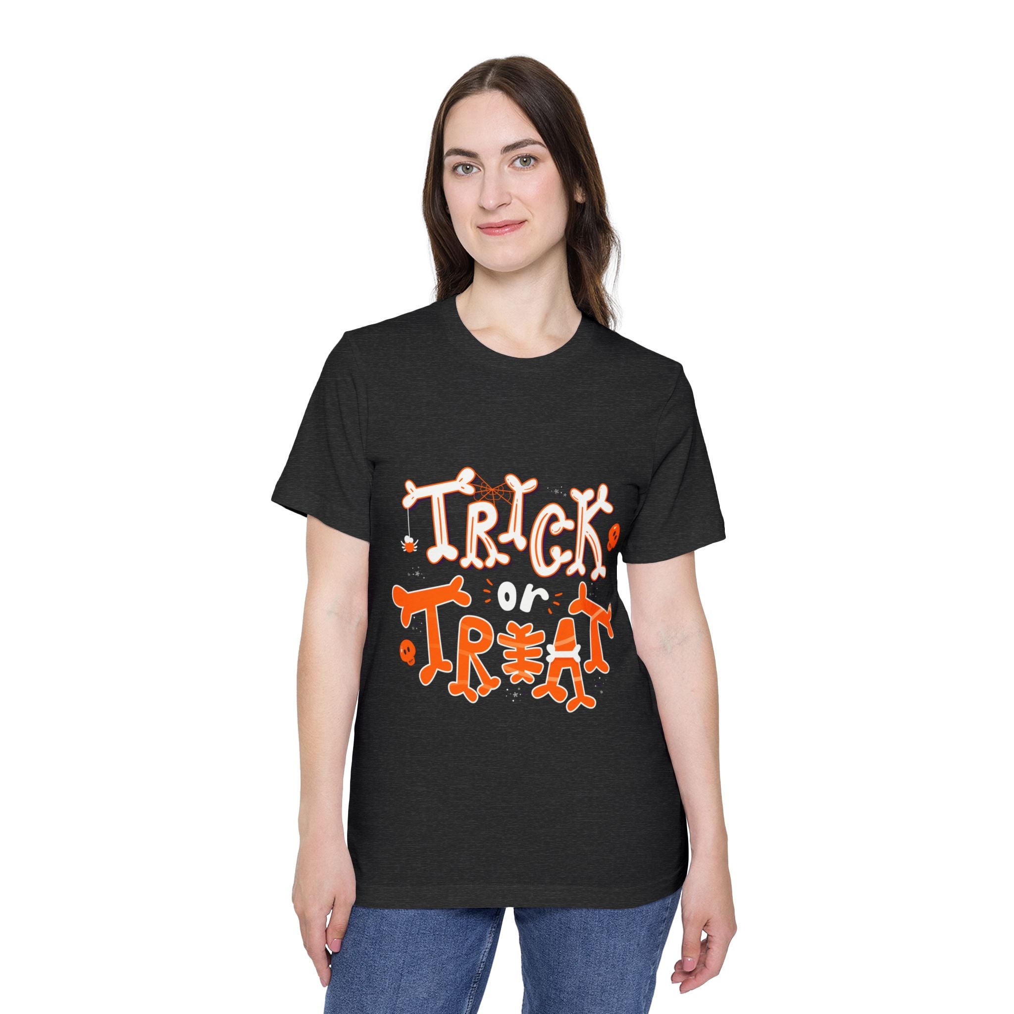 Halloween Trick or Treat | USA-Made Unisex Short-Sleeve Jersey T-Shirt