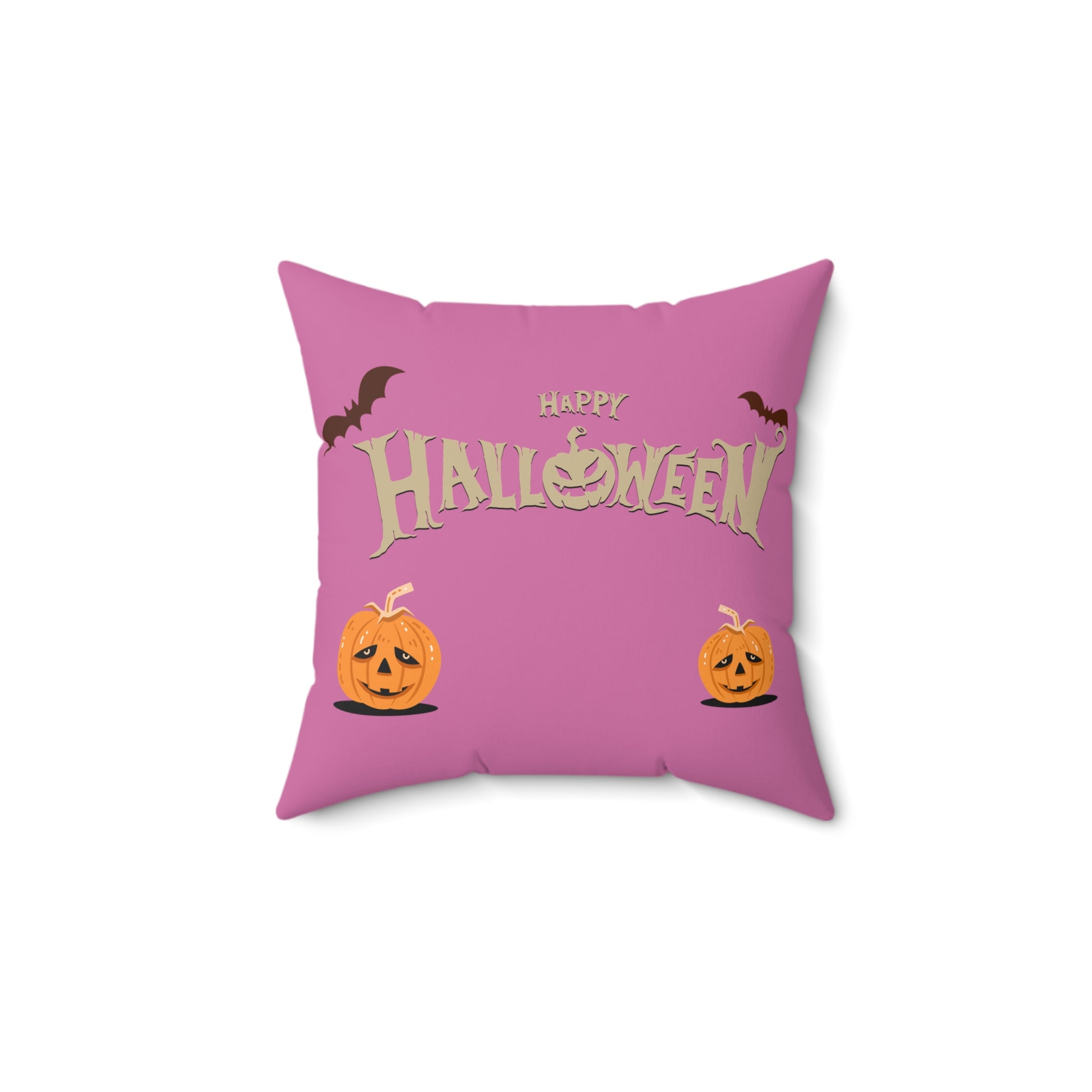 Halloween with Pumpkins | Spun Polyester Square Pillow