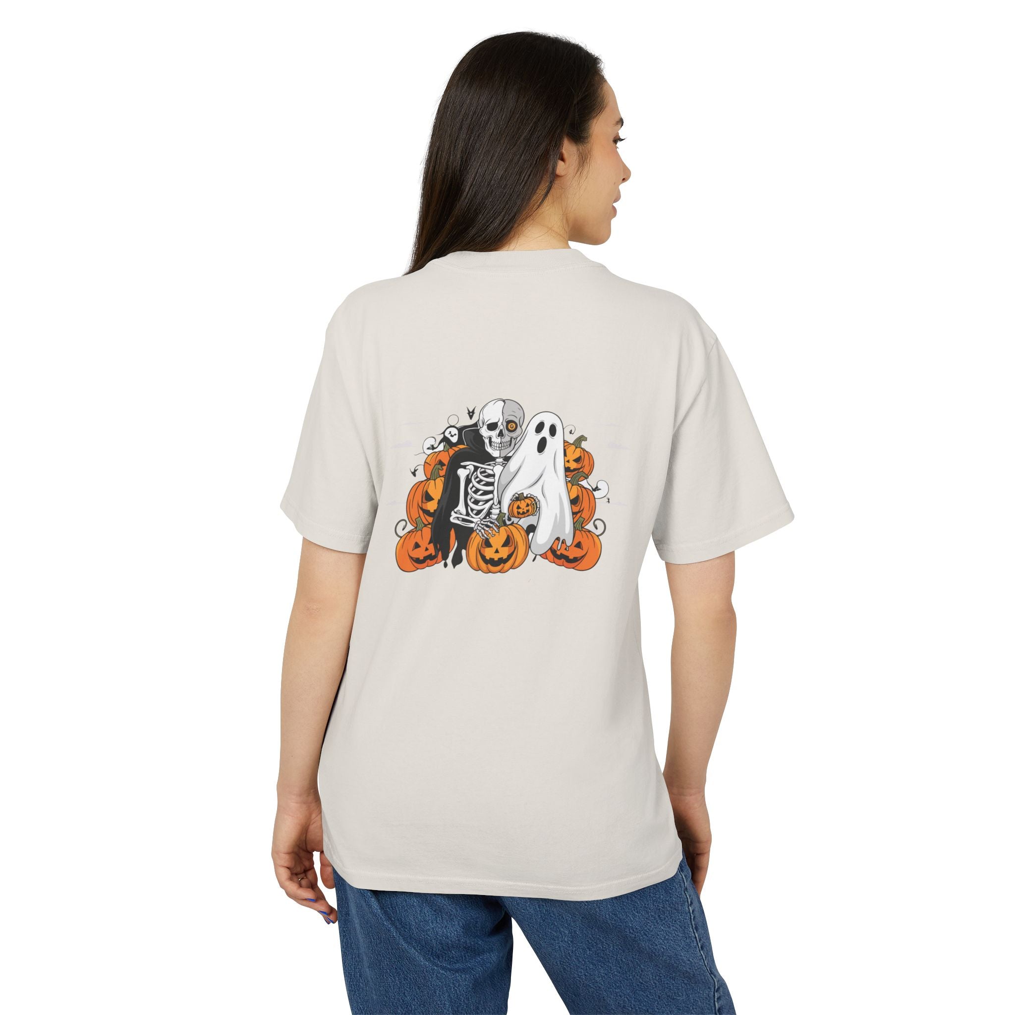 Halloween with Bats | Unisex Heavy Faded Tee