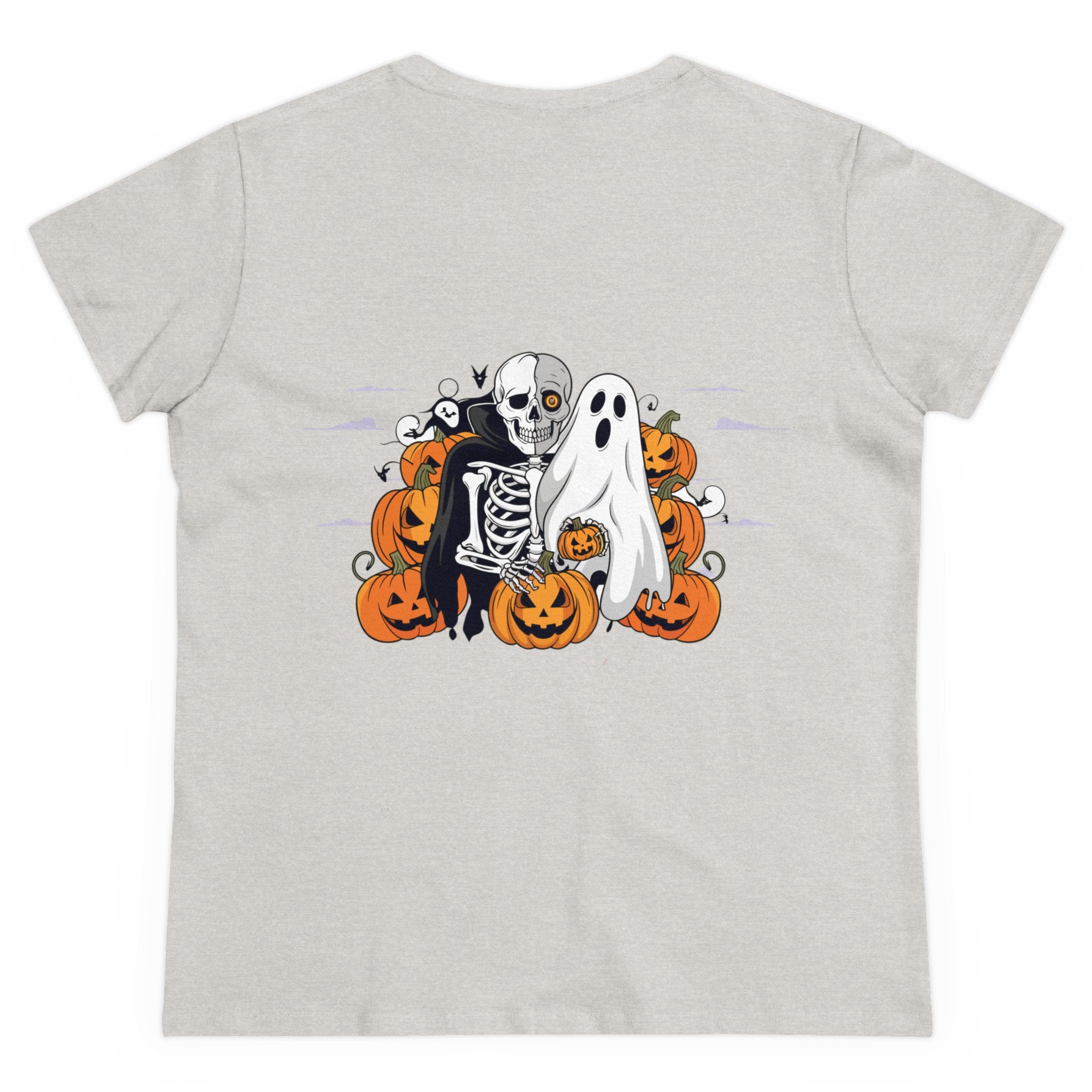 Halloween with Bats | Women's Midweight Cotton Tee
