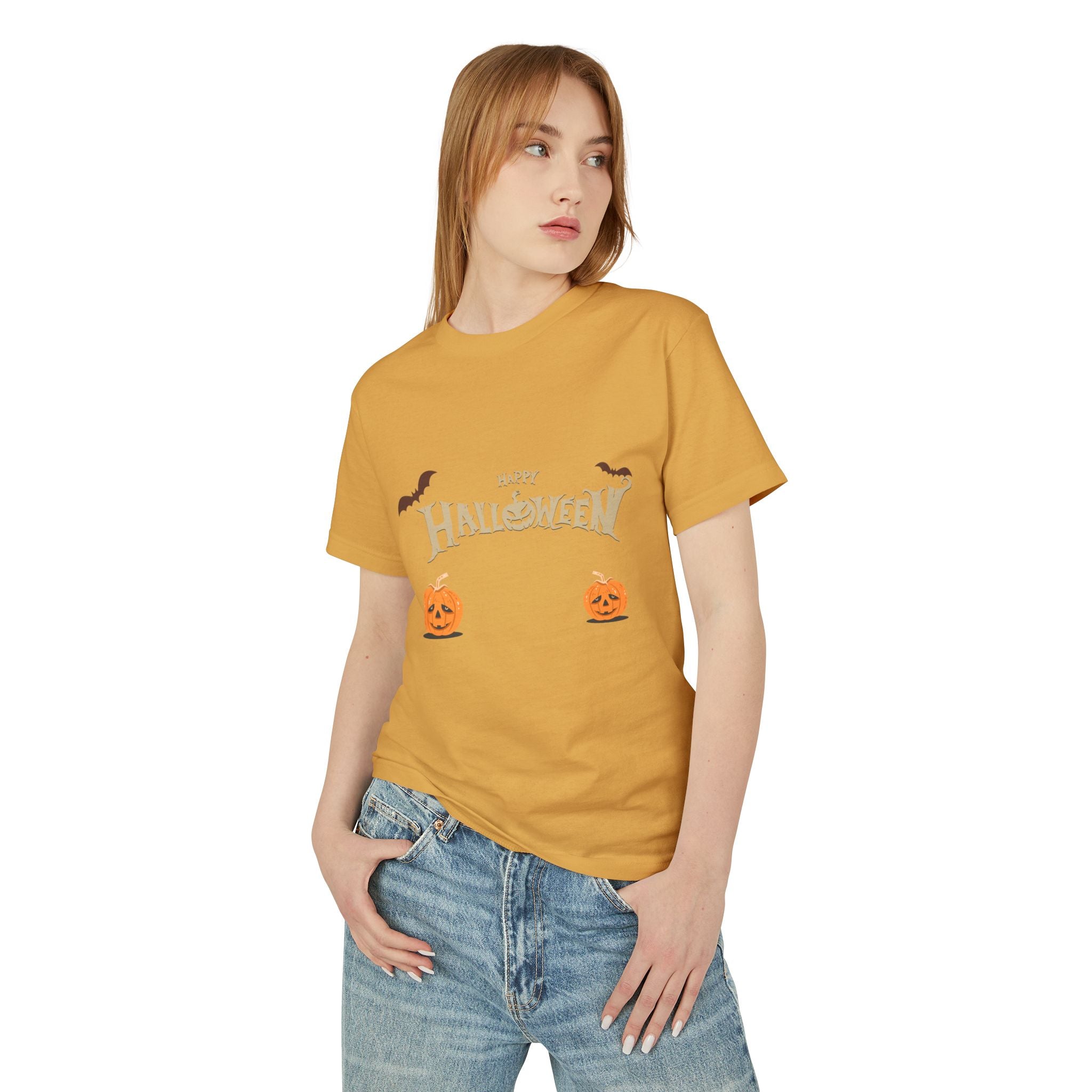 Halloween with Pumpkins | Unisex Garment-Dyed Heavyweight Cotton Tee