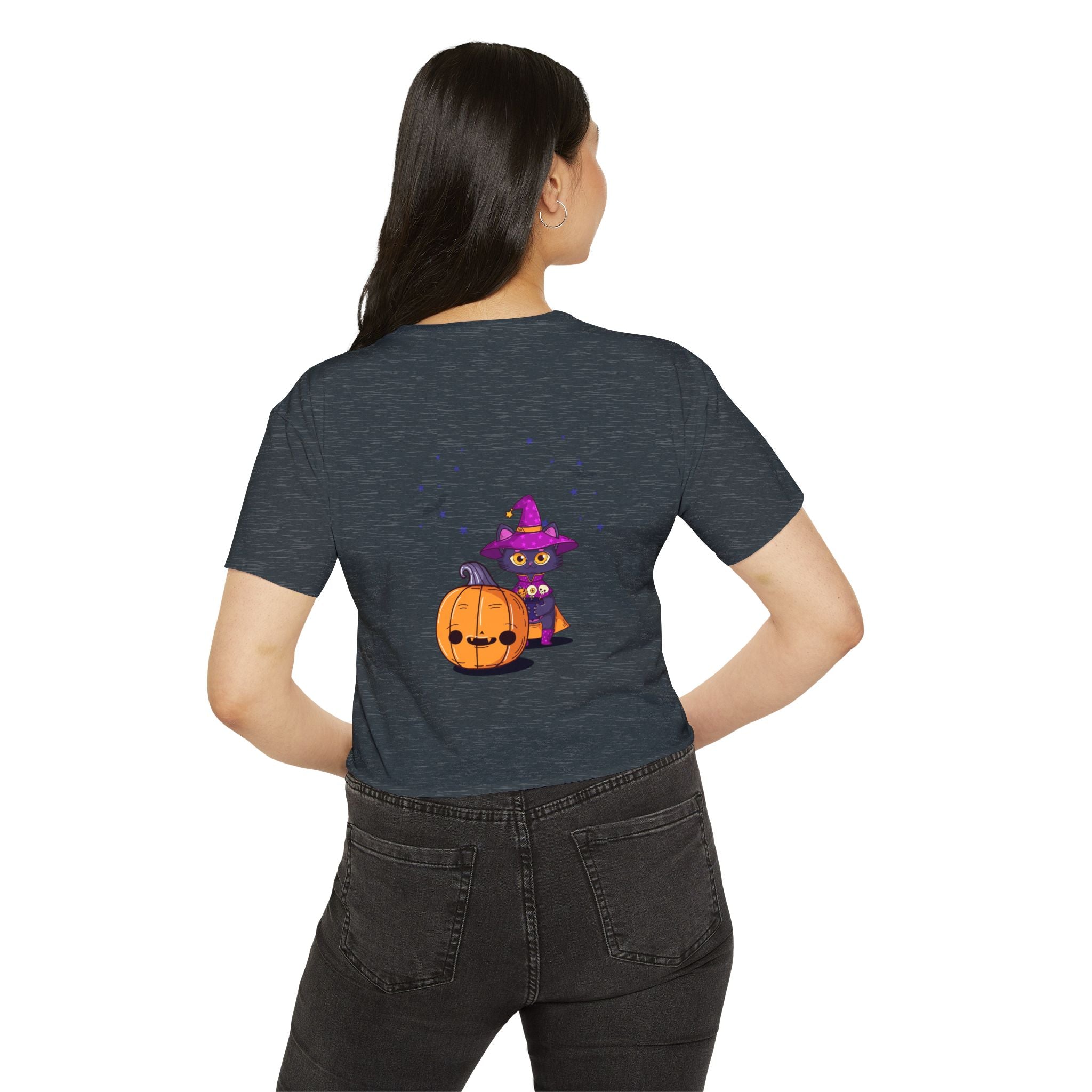 Halloween with Witch's Cats | Women's Festival Crop Top