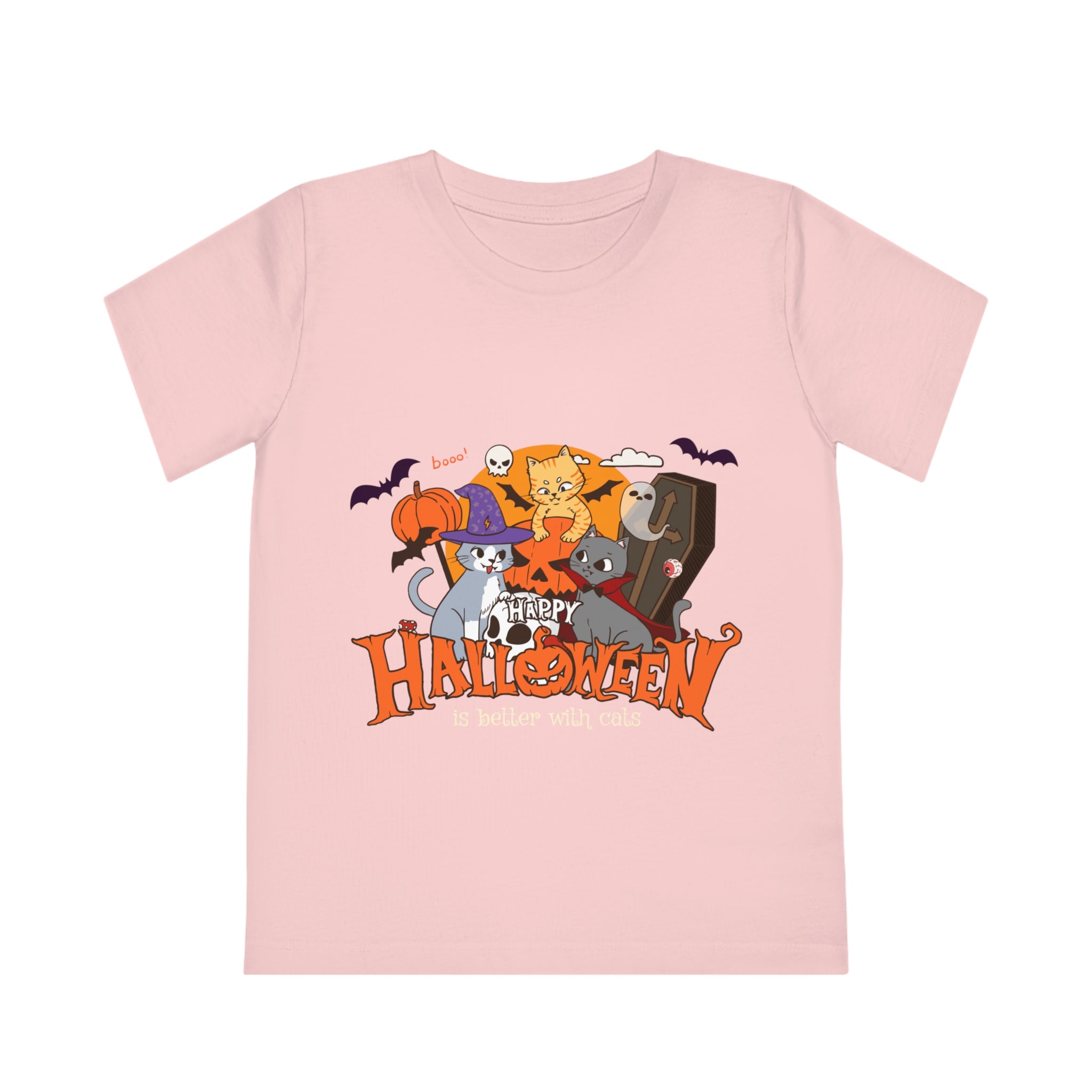 Halloween is Better with Cats | Kids' Creator T-Shirt