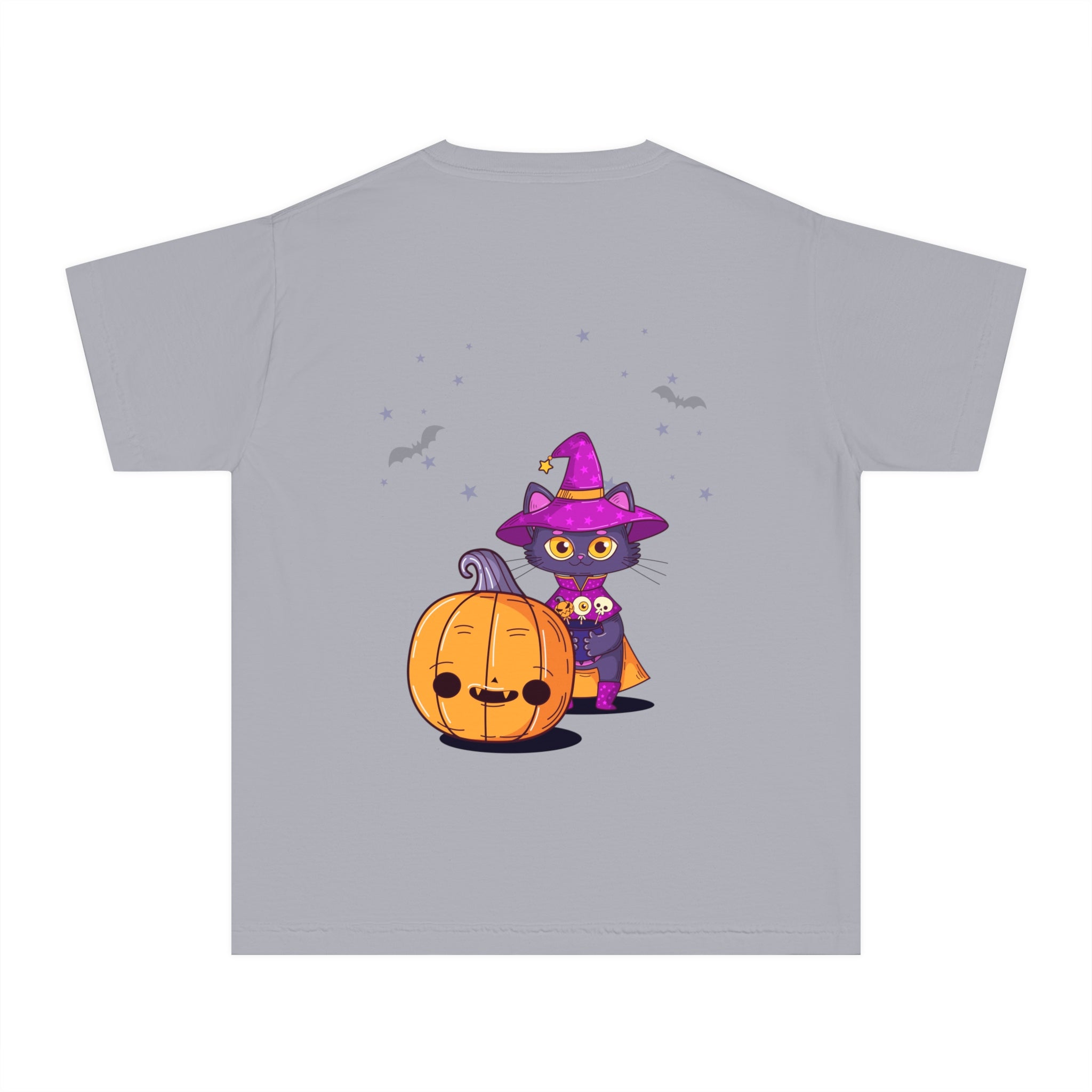 Halloween with Witch's Cats | Youth Midweight Tee