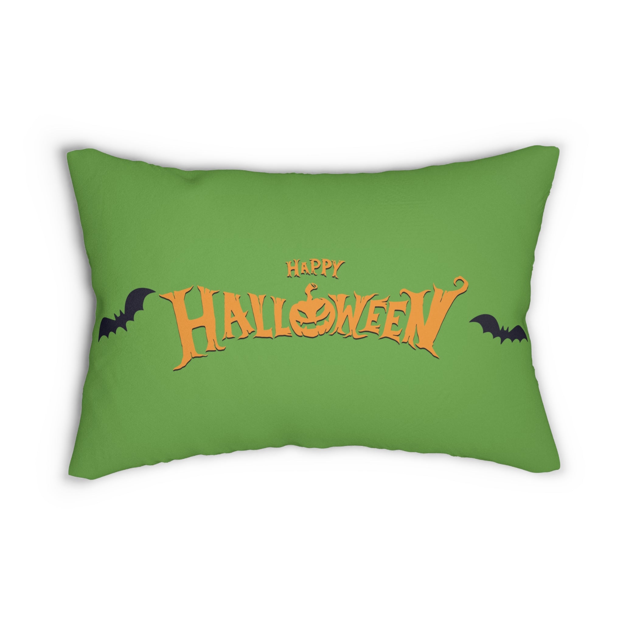 Halloween with Bats | Spun Polyester Lumbar Pillow