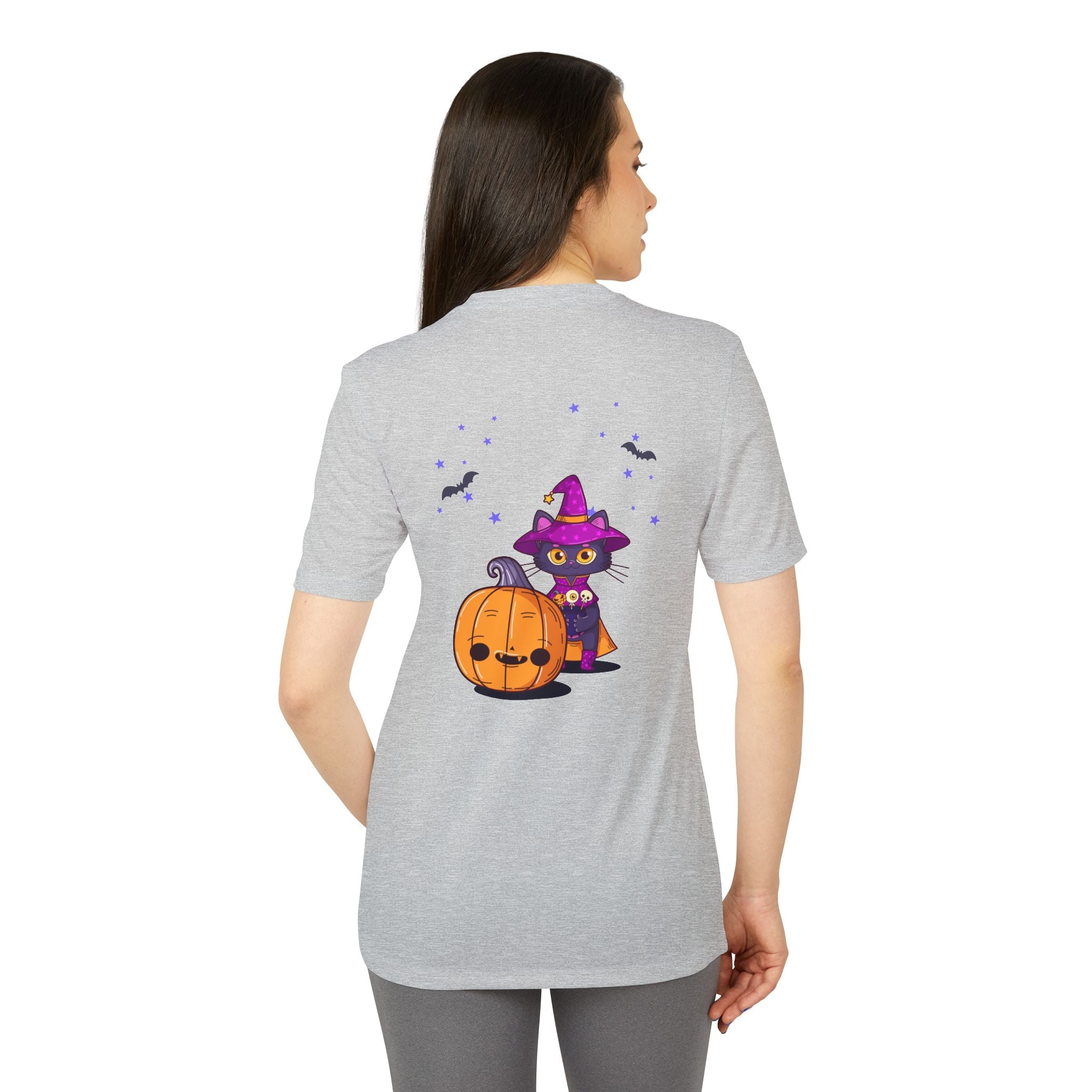 Halloween with Witch's Cats | adidas Unisex Sport T-shirt