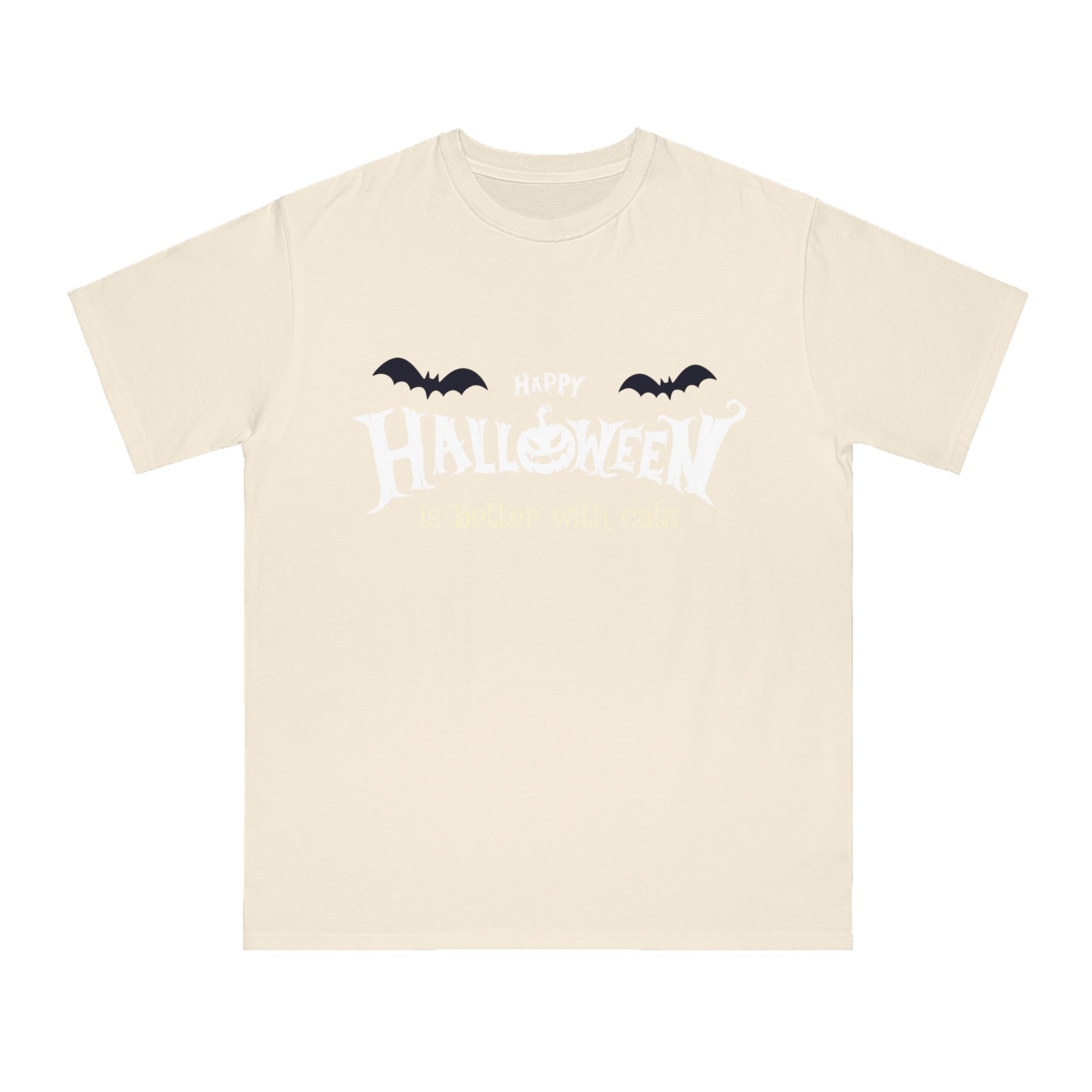 Halloween with Witch's Cats | Organic Unisex Classic T-Shirt