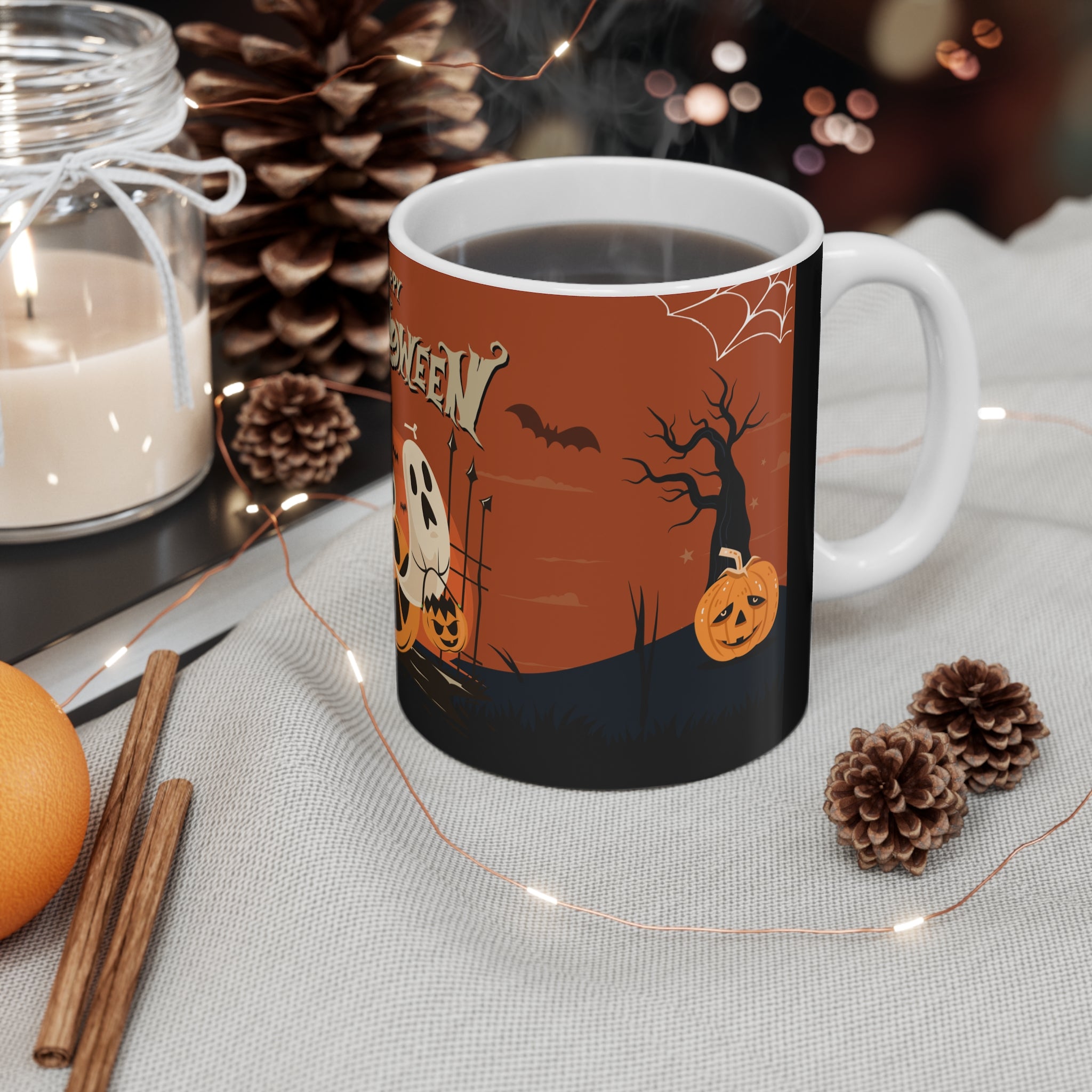 Happy Halloween with Pumpkin | Mug