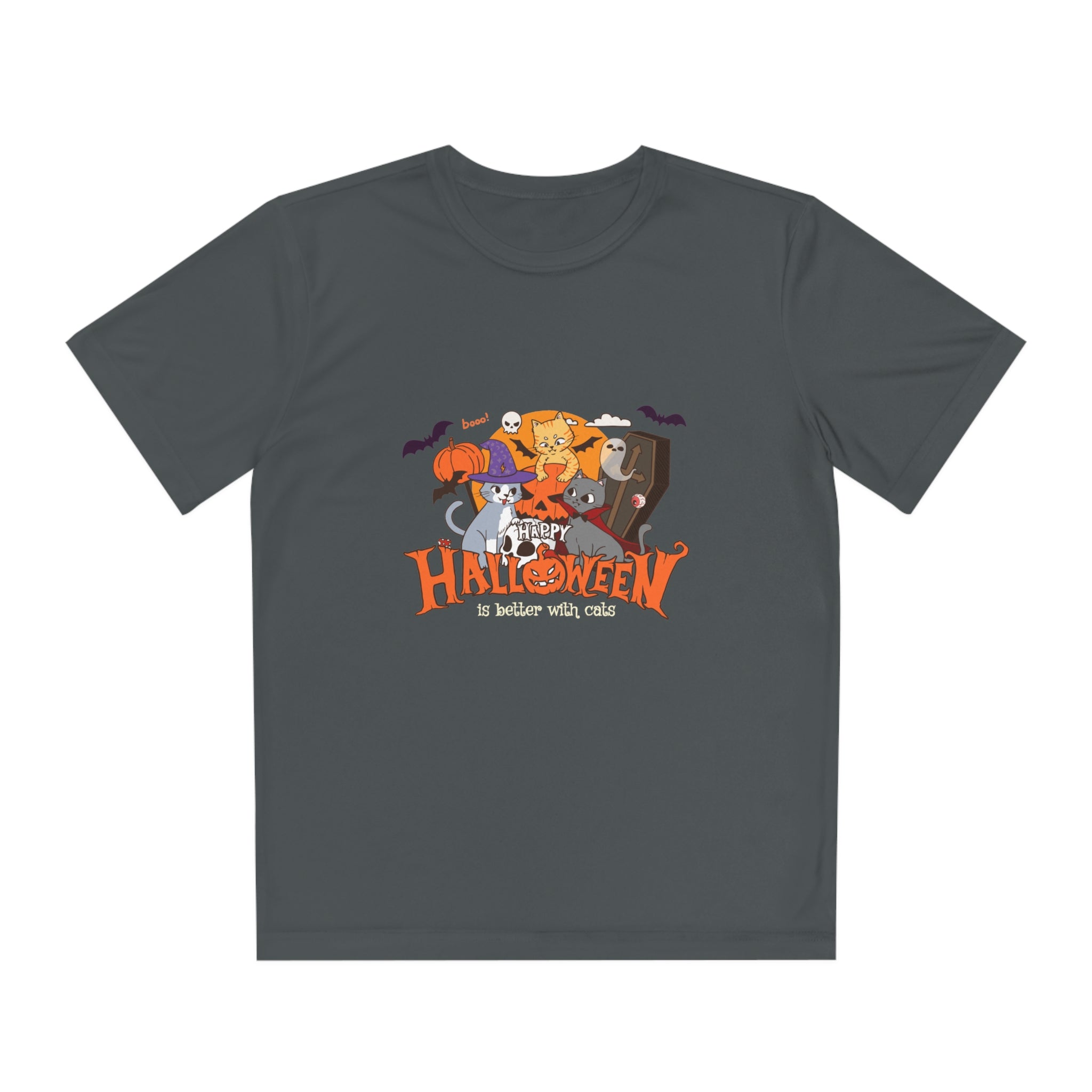 Halloween is Better with Cats | Youth Competitor Tee