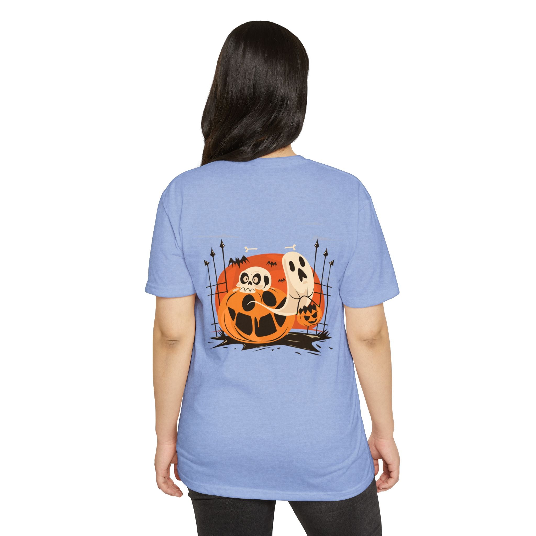 Halloween with Pumpkins | Unisex CVC Jersey T-shirt