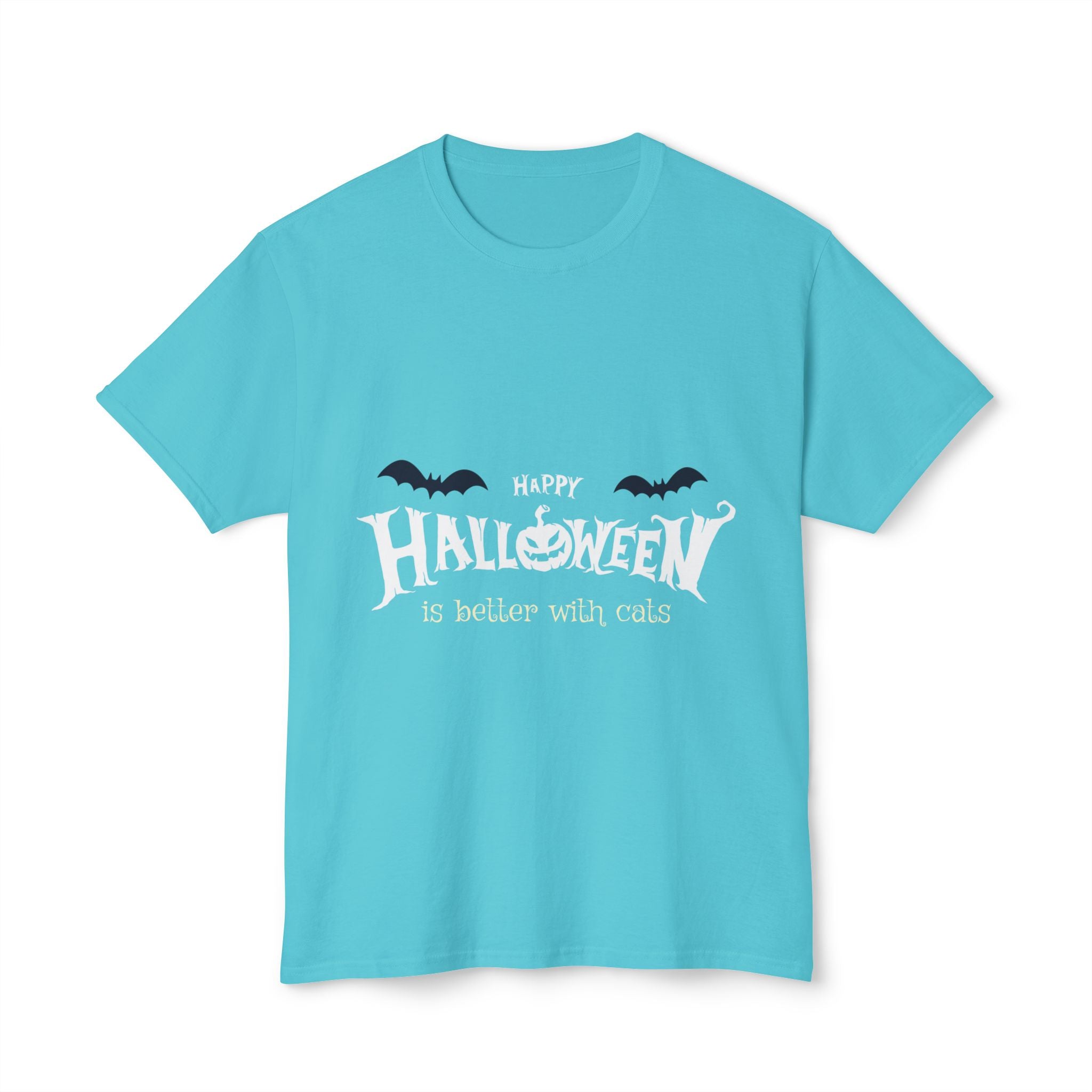 Halloween with Witch's Cats | Unisex HD Cotton™ T-shirt