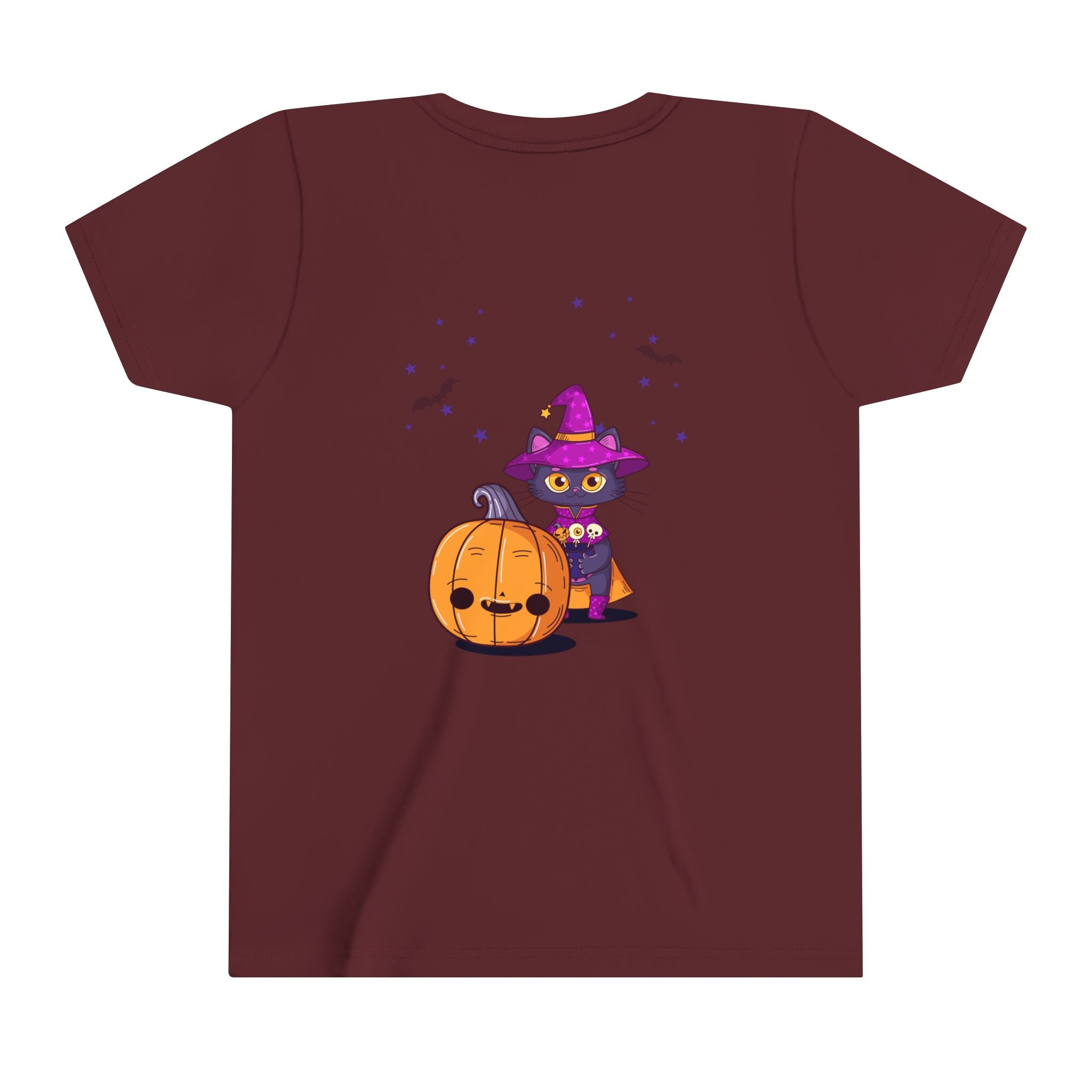Halloween with Witch's Cats | Youth Short Sleeve Tee