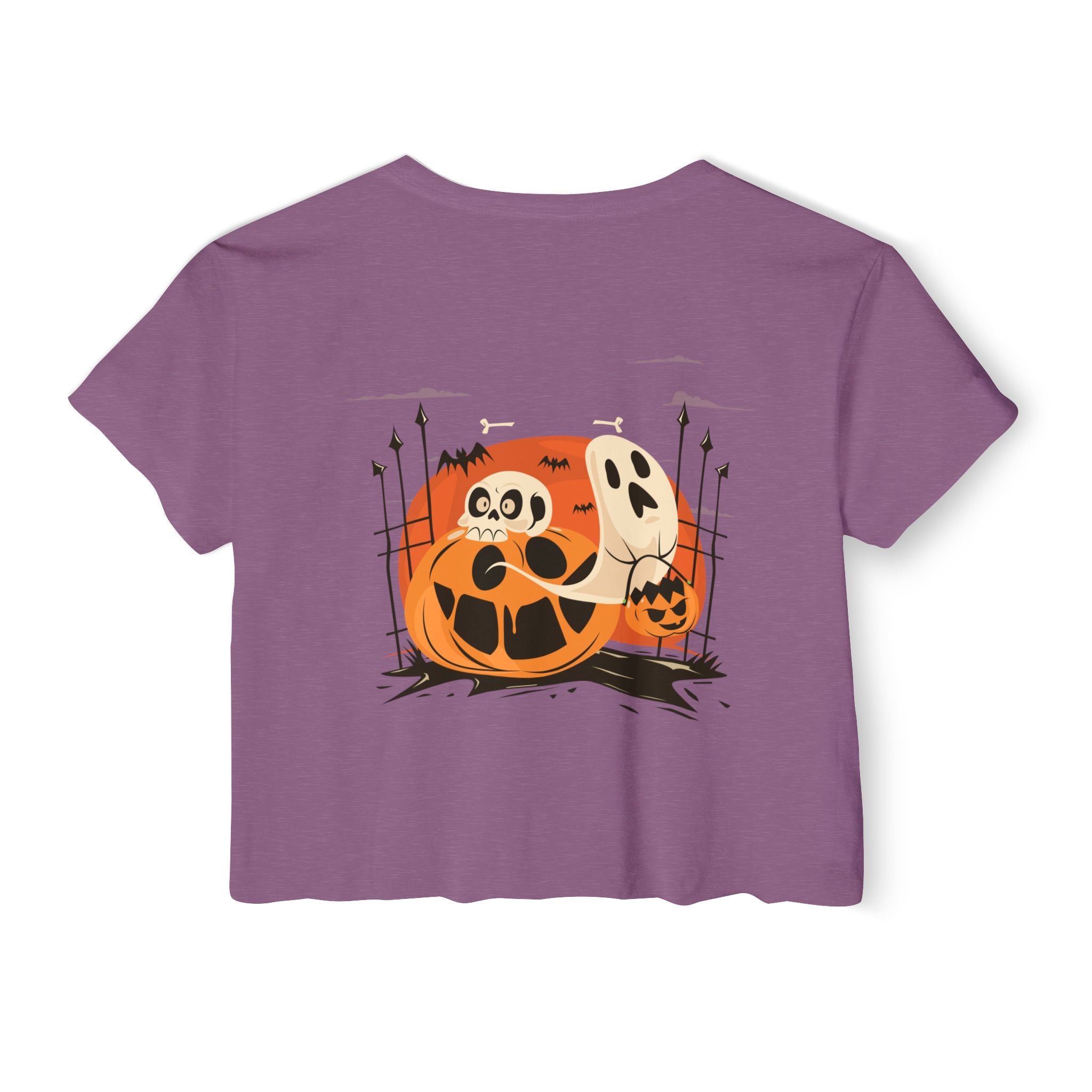 Halloween with Pumpkins | Women's Festival Crop Top