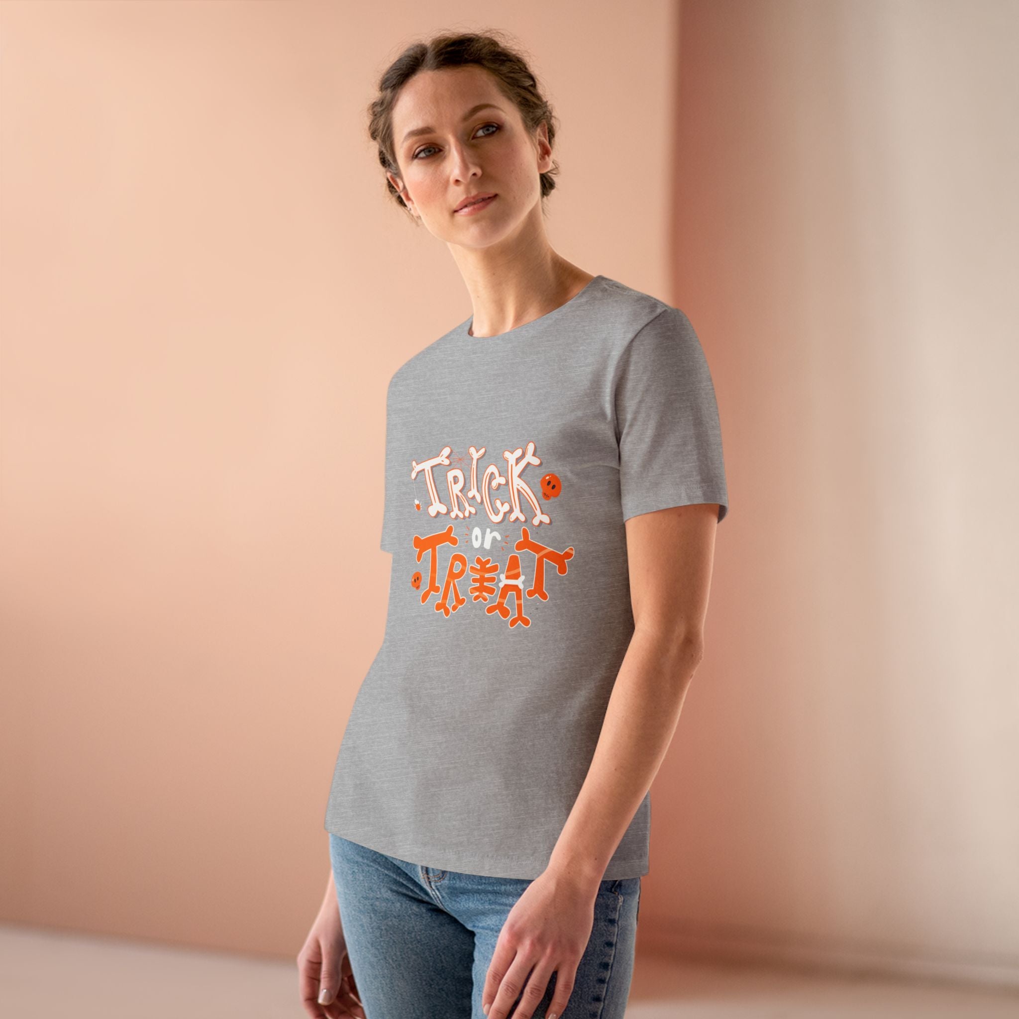 Halloween Trick or Treat | Women's Cotton Tee