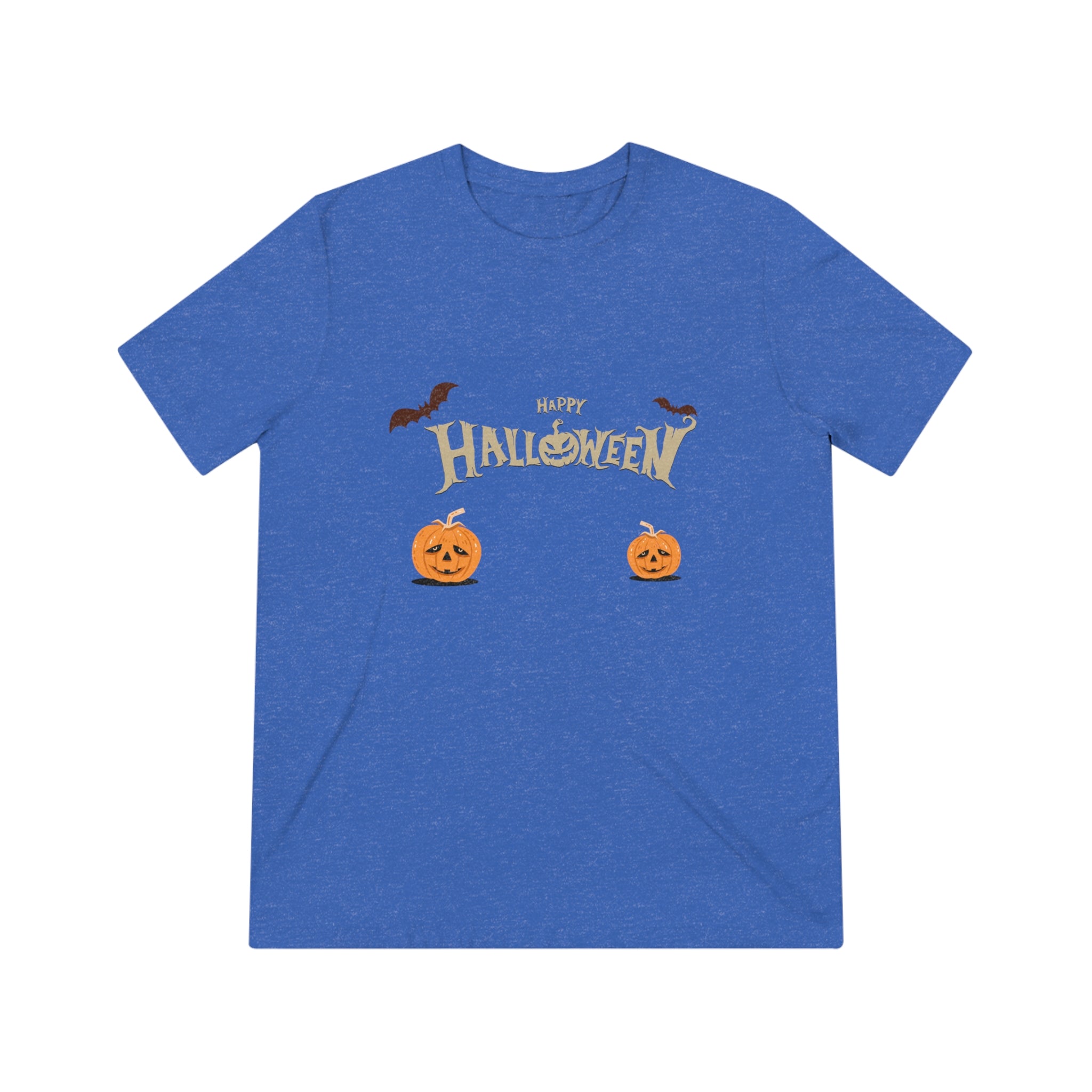 Halloween with Pumpkins | Unisex Triblend Tee