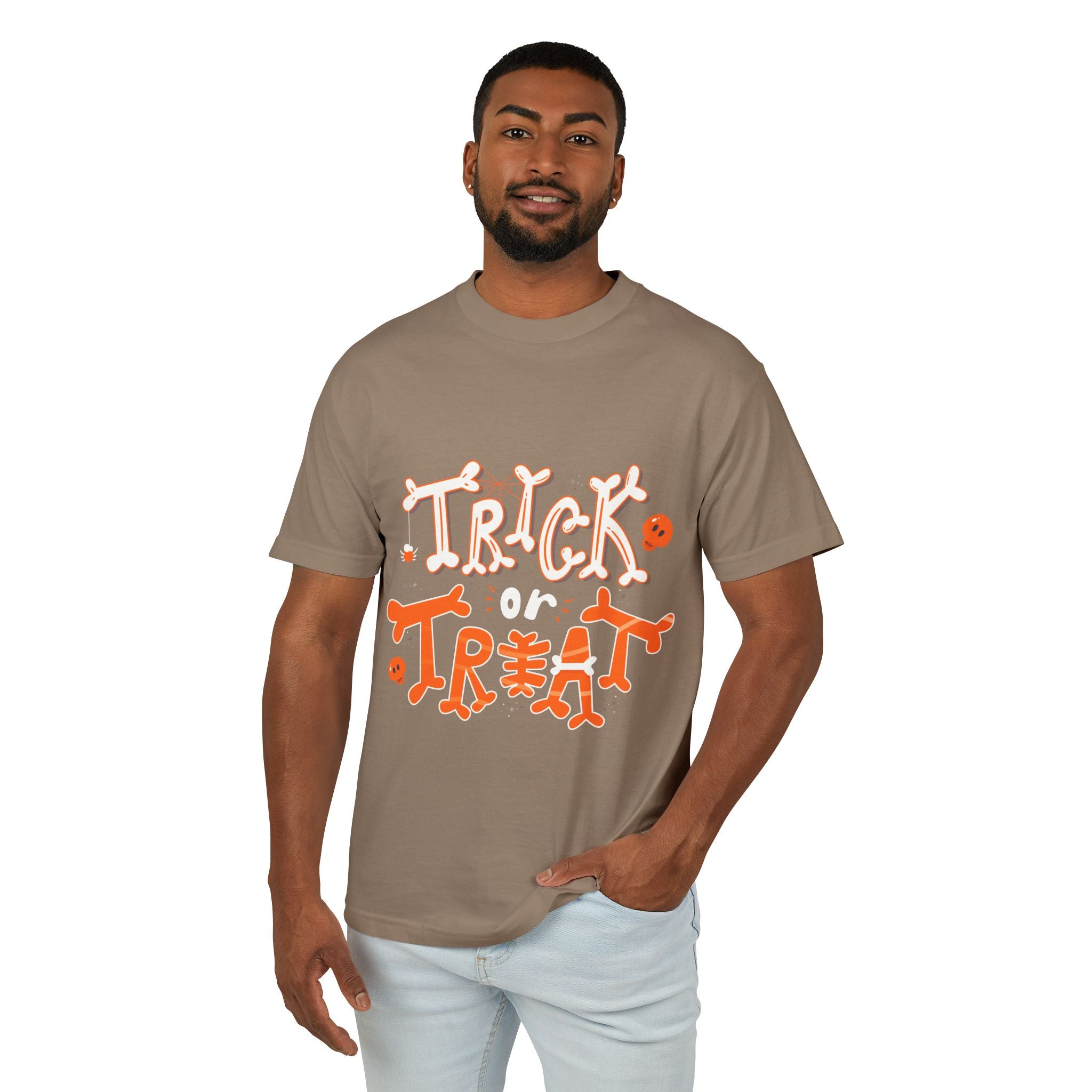 Halloween Trick or Treat | Unisex Garment-Dyed Heavyweight Cotton Tee