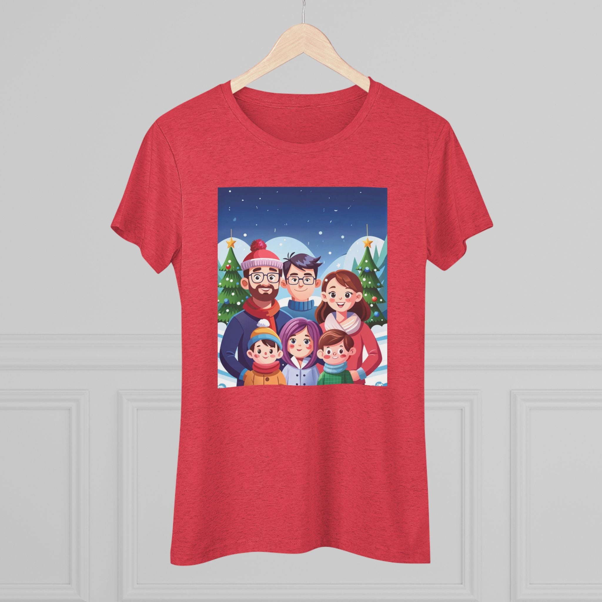 HAPPY CHRISTMAS DAY Women's Triblend Tee