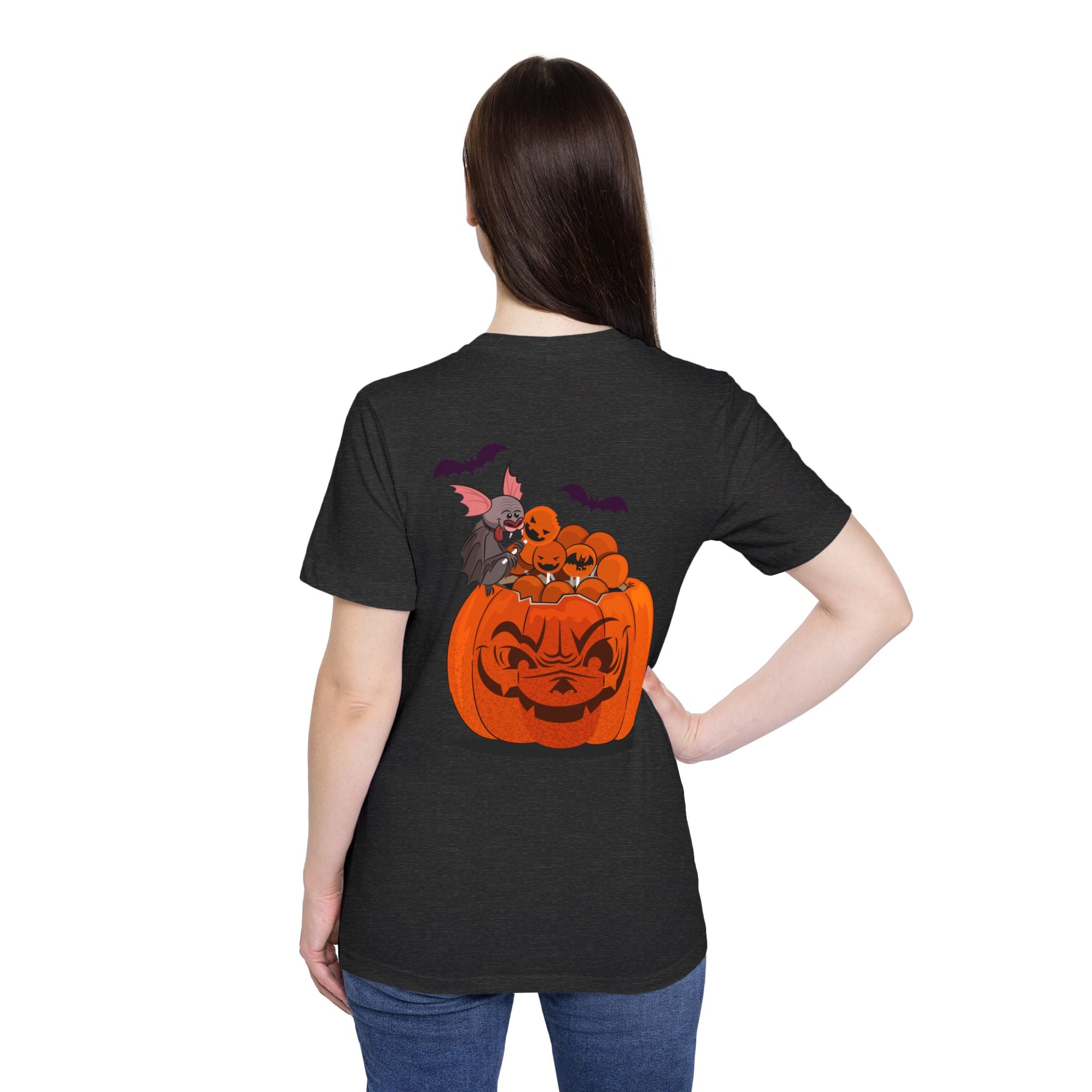 Halloween Trick or Treat | USA-Made Unisex Short-Sleeve Jersey T-Shirt