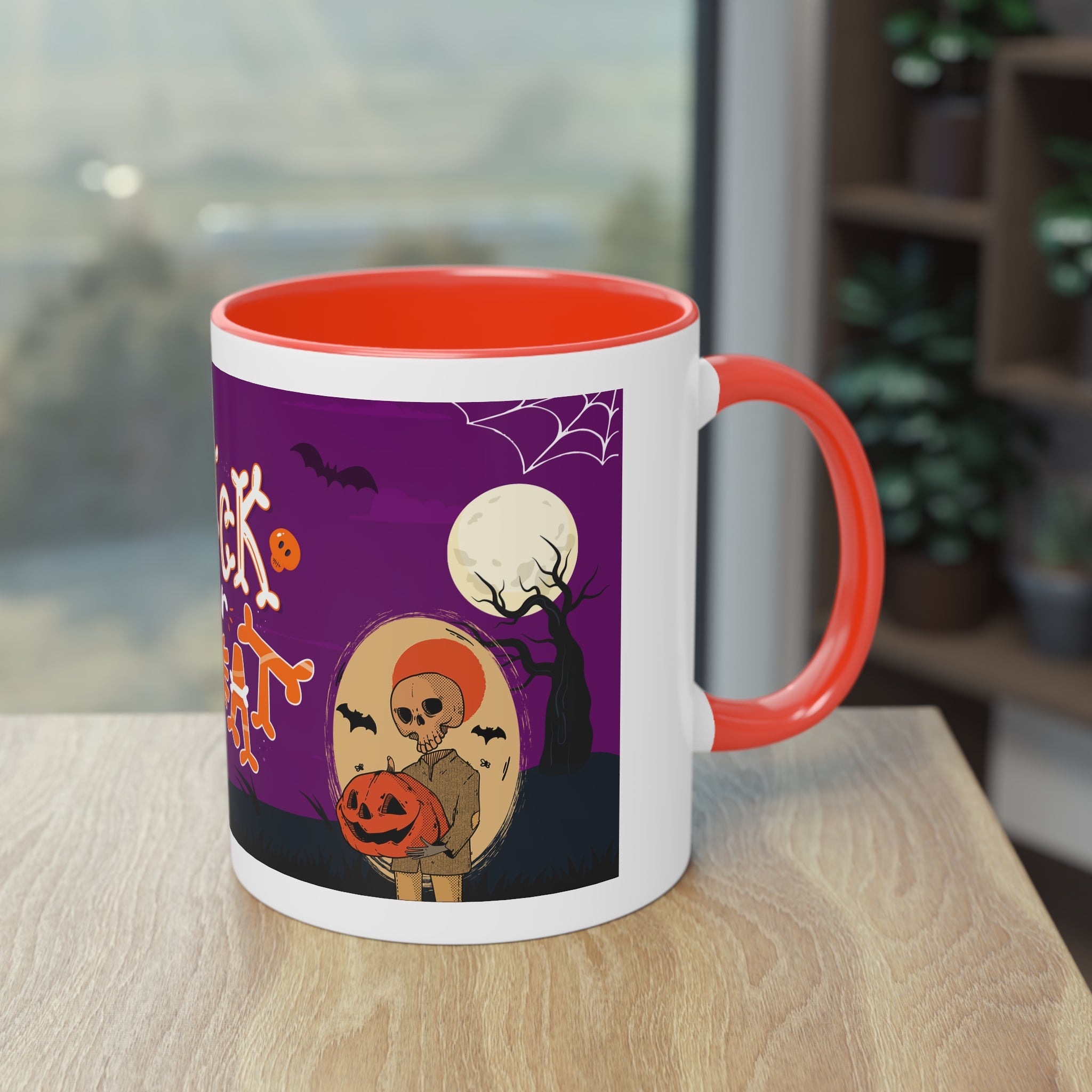 Halloween Trick or Treat | Two-Tone Coffee Mug