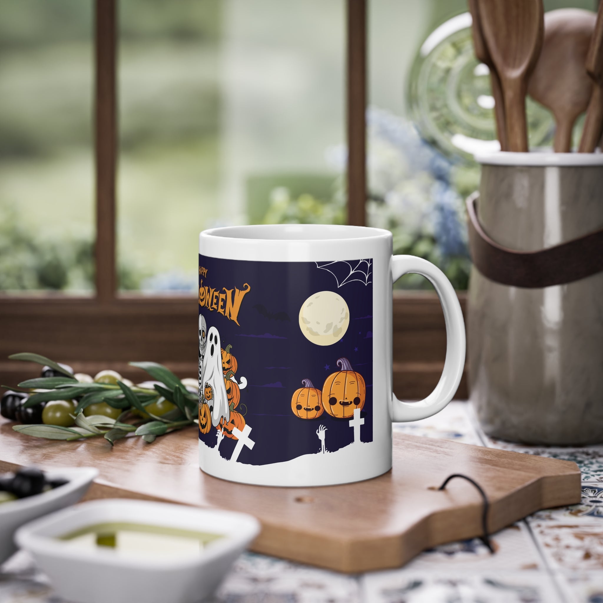 Halloween is Better with Skeleton | Standard Mug