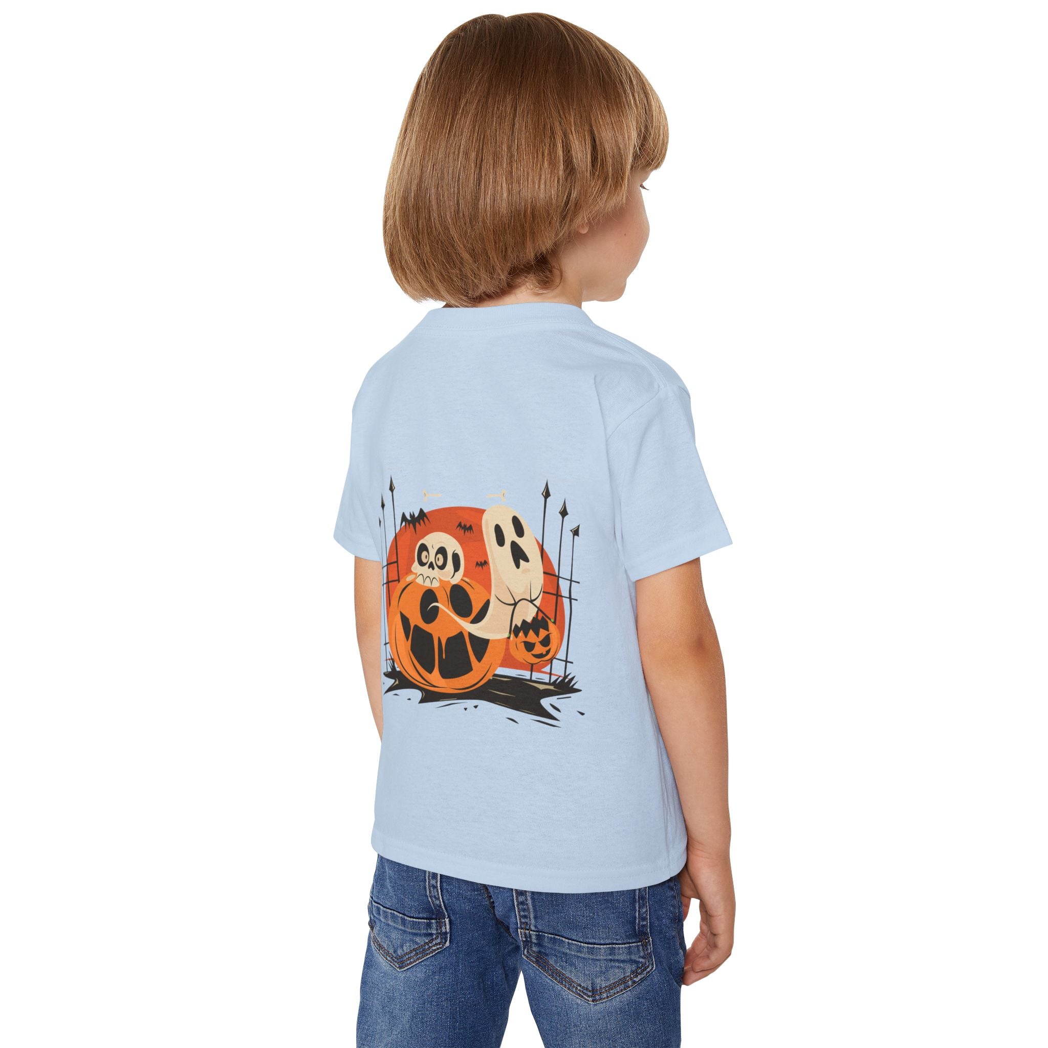 Halloween with Pumpkins | Heavy Cotton Toddler T-shirt