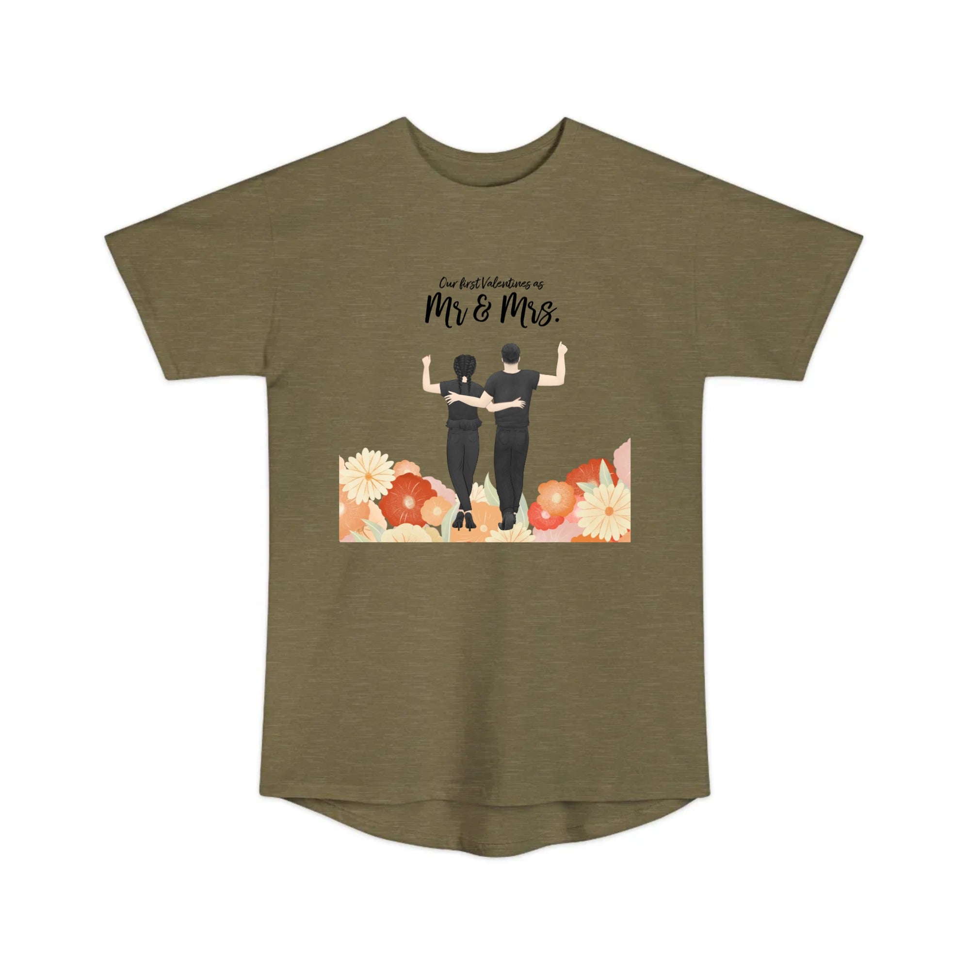 Our first Valentine as Mr. & Mrs. | Unisex Long Body Urban Tee