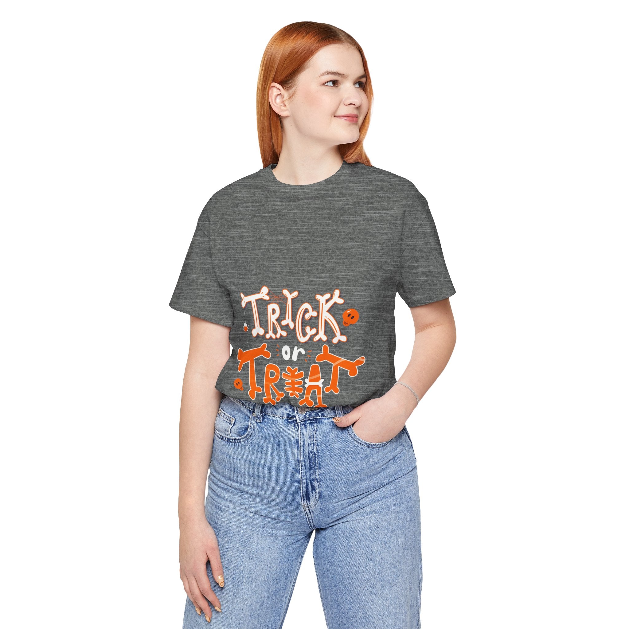 Halloween Trick or Treat  | Unisex Jersey Short Sleeve Tee