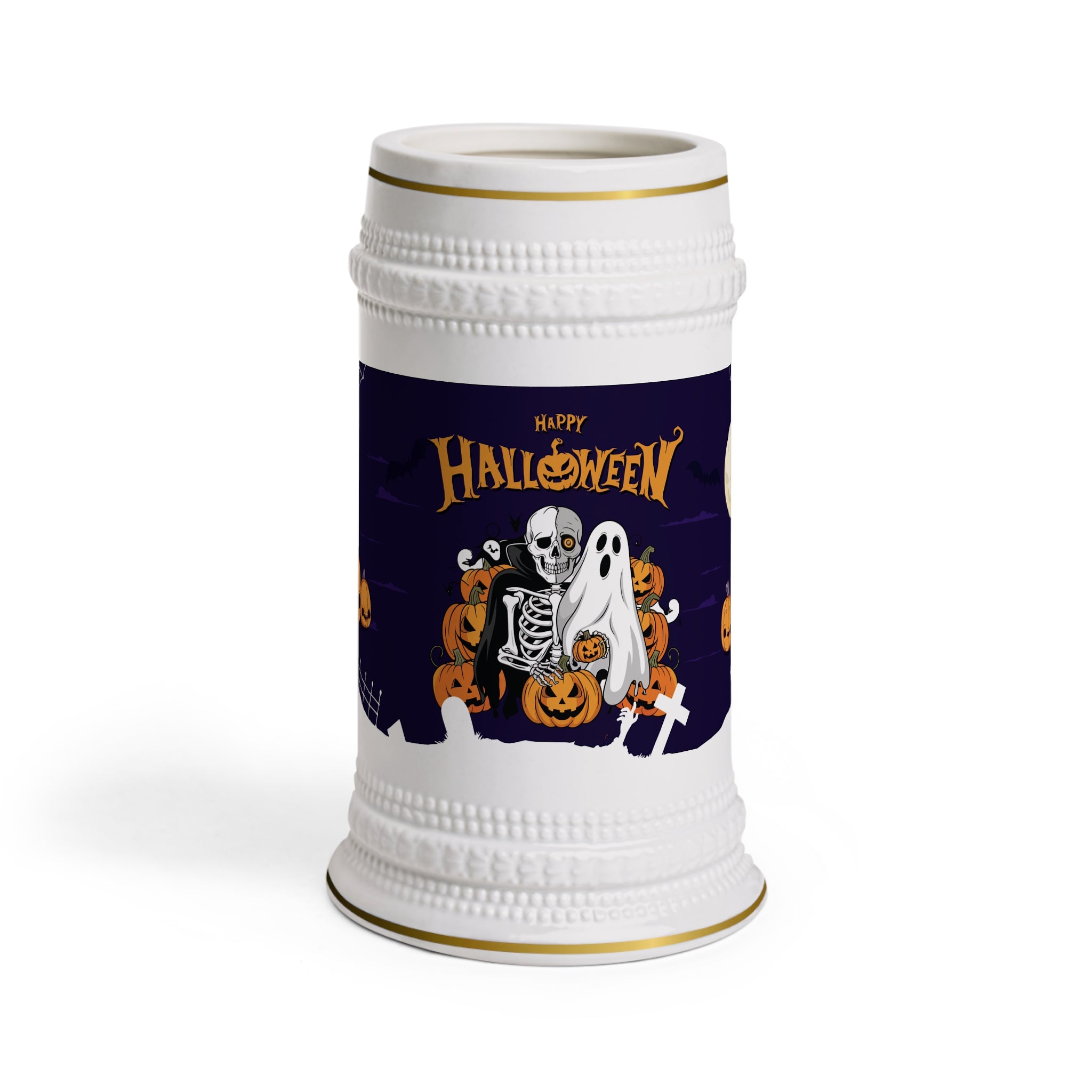 Halloween is Better with Skeleton | Beer Stein Mug